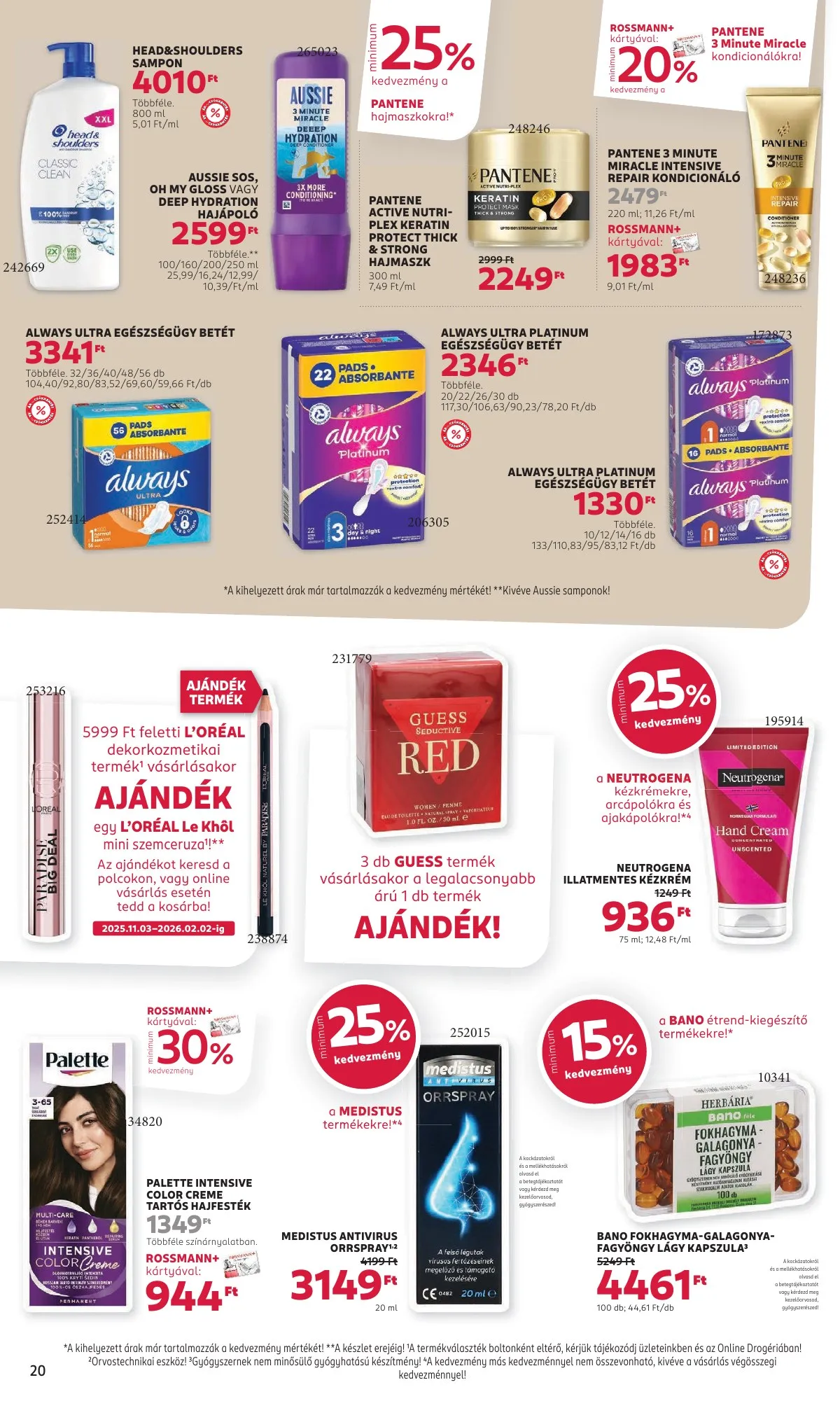 Rossmann akciós újság 12.15–12.26 – 22. oldal
