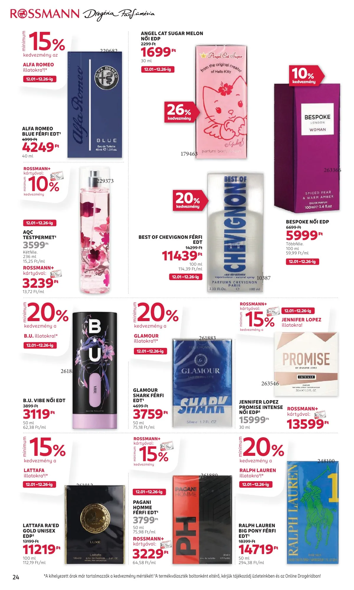 Rossmann akciós újság 12.15–12.26 – 26. oldal