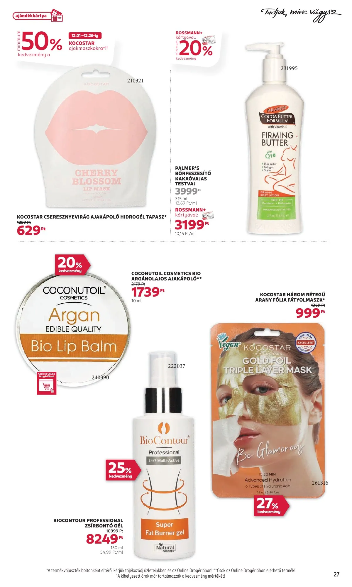 Rossmann akciós újság 12.15–12.26 – 29. oldal