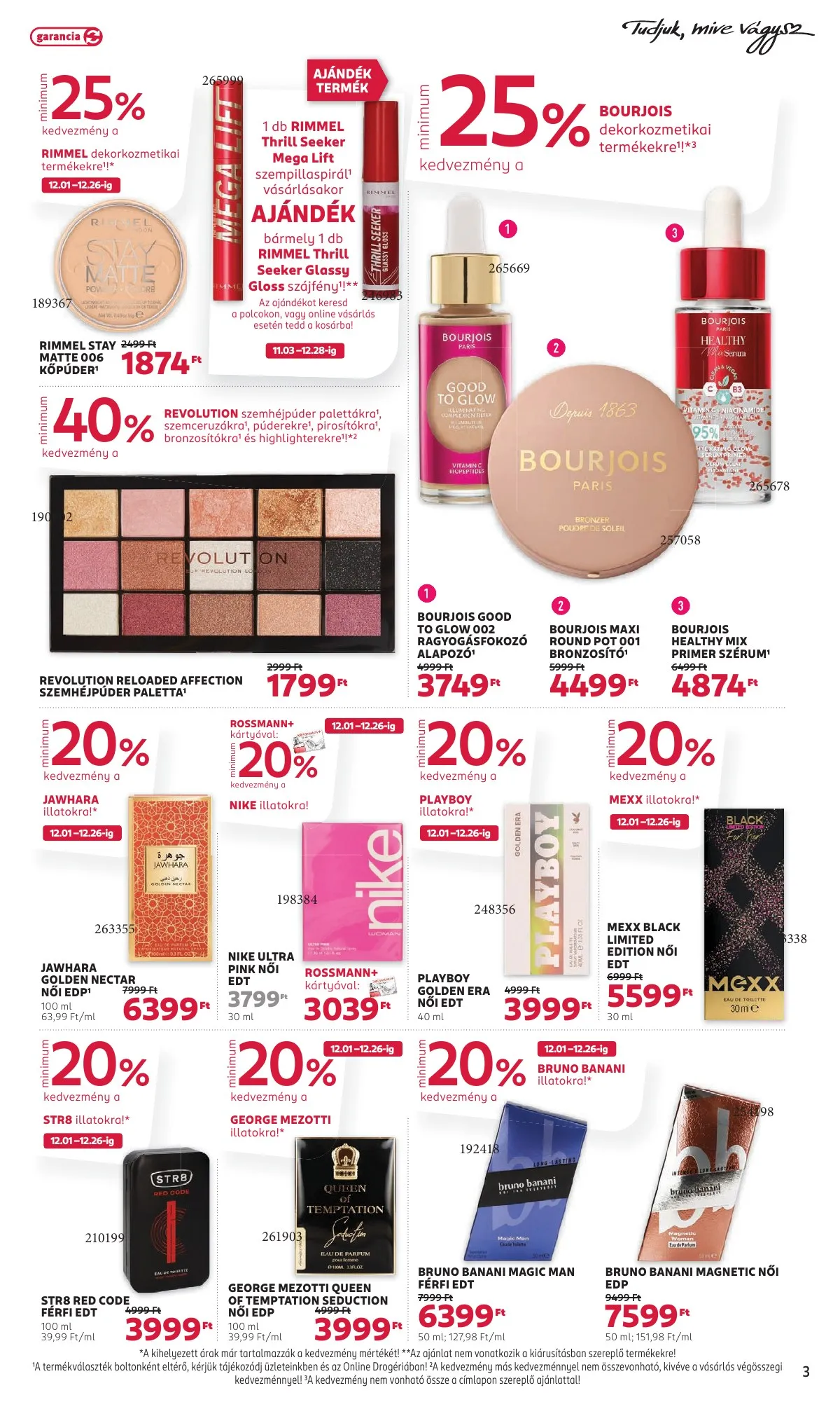 Rossmann akciós újság 12.15–12.26 – 3. oldal