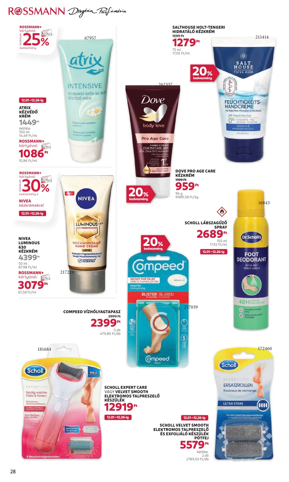 Rossmann akciós újság 12.15–12.26 – 30. oldal