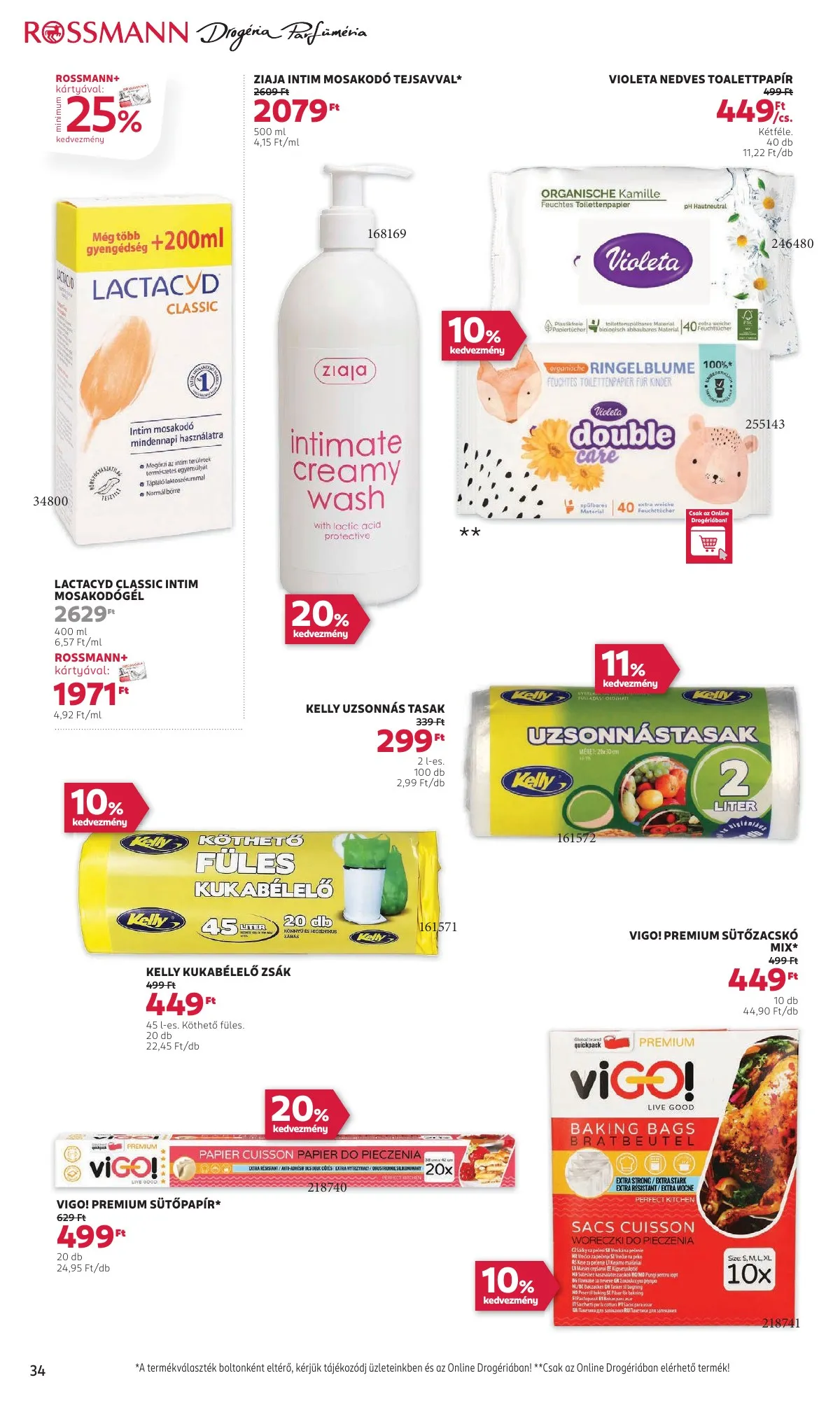 Rossmann akciós újság 12.15–12.26 – 38. oldal