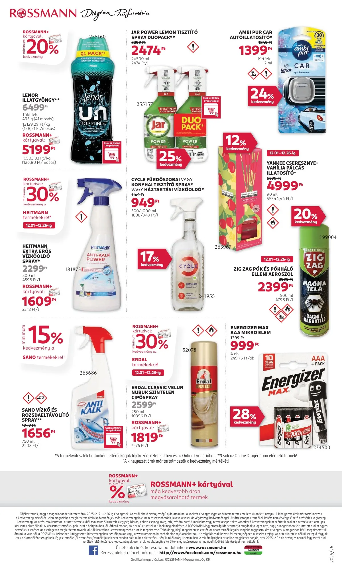 Rossmann akciós újság 12.15–12.26 – 40. oldal