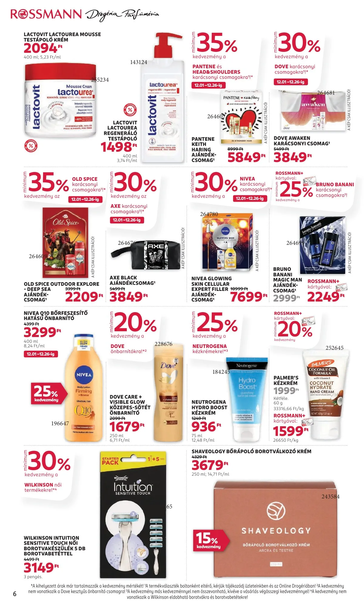 Rossmann akciós újság 12.15–12.26 – 6. oldal