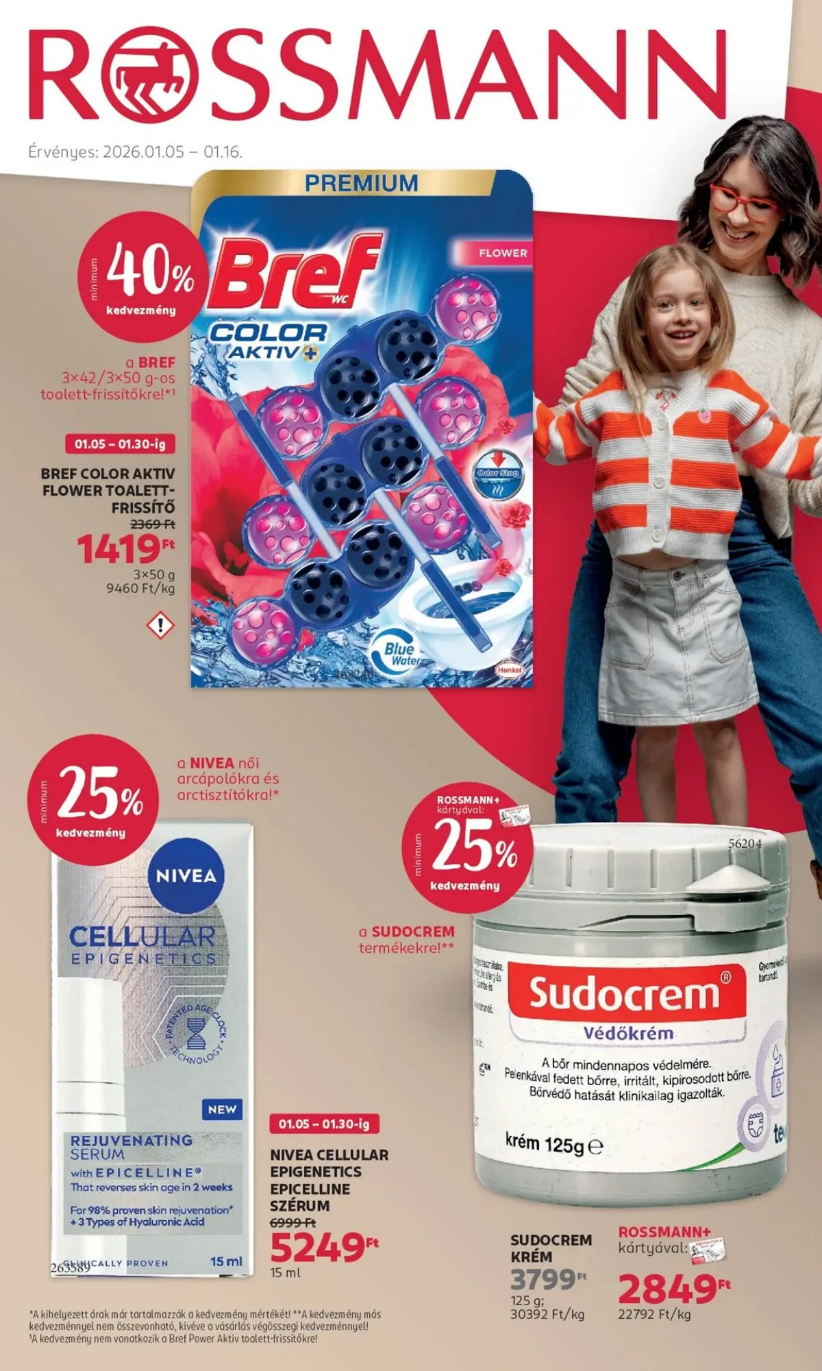Rossmann akciós újság 01.05–01.16