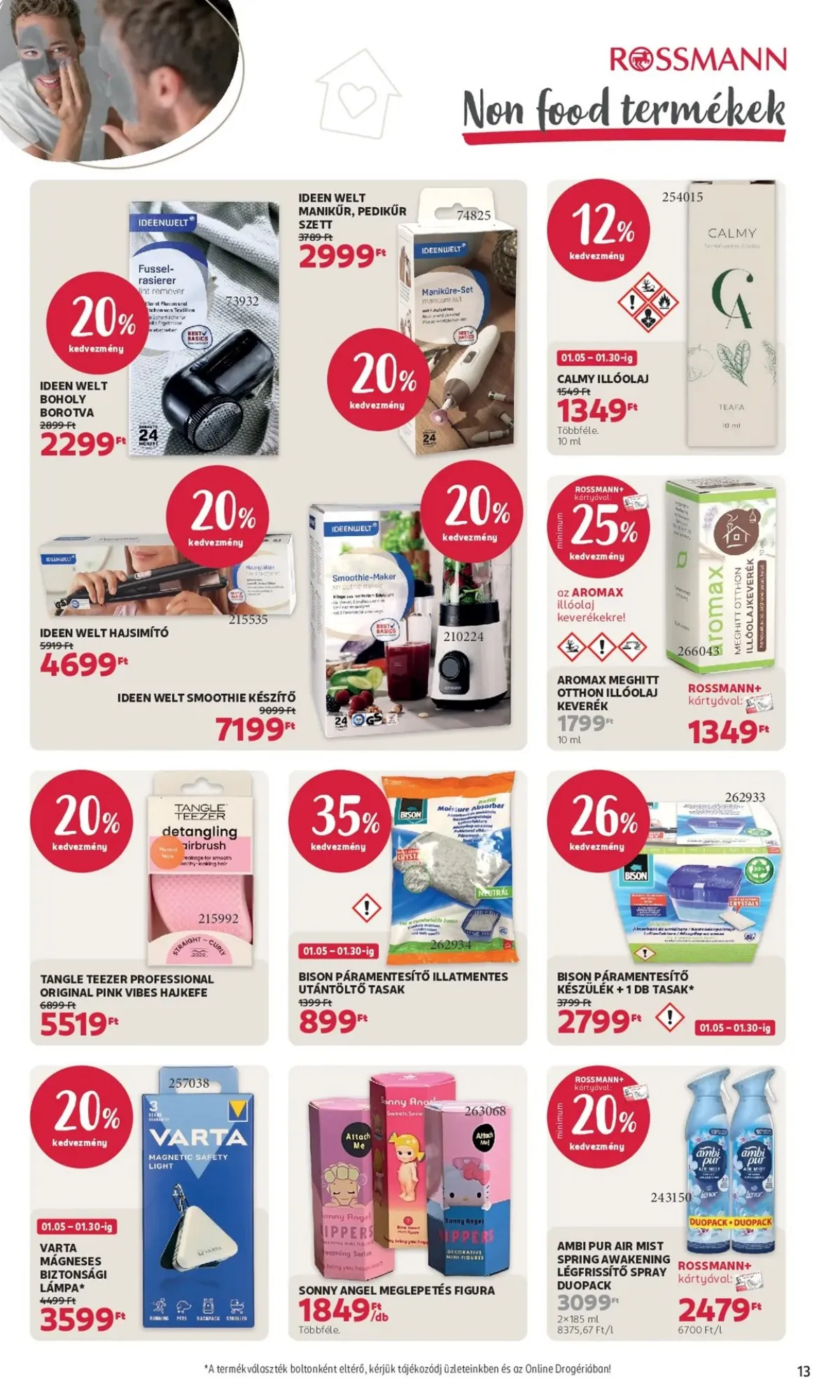 Rossmann akciós újság 01.05–01.16 – 13. oldal