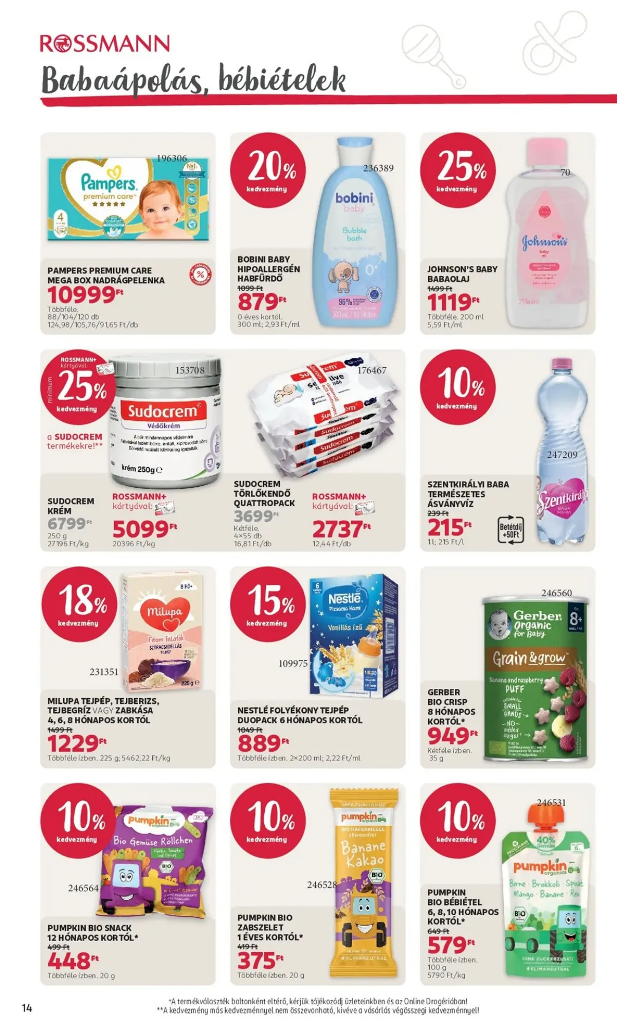 Rossmann akciós újság 01.05–01.16 – 14. oldal