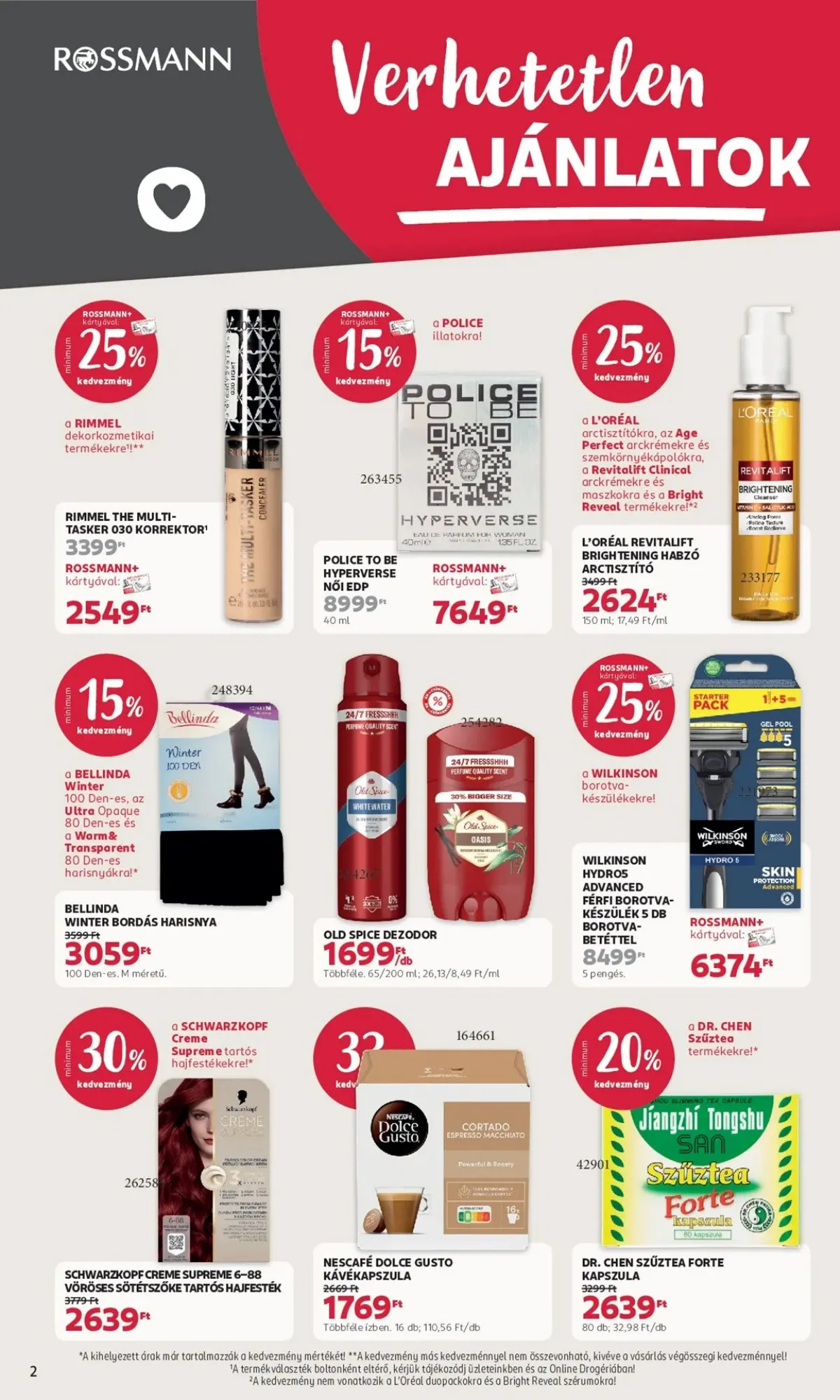 Rossmann akciós újság 01.05–01.16 – 2. oldal