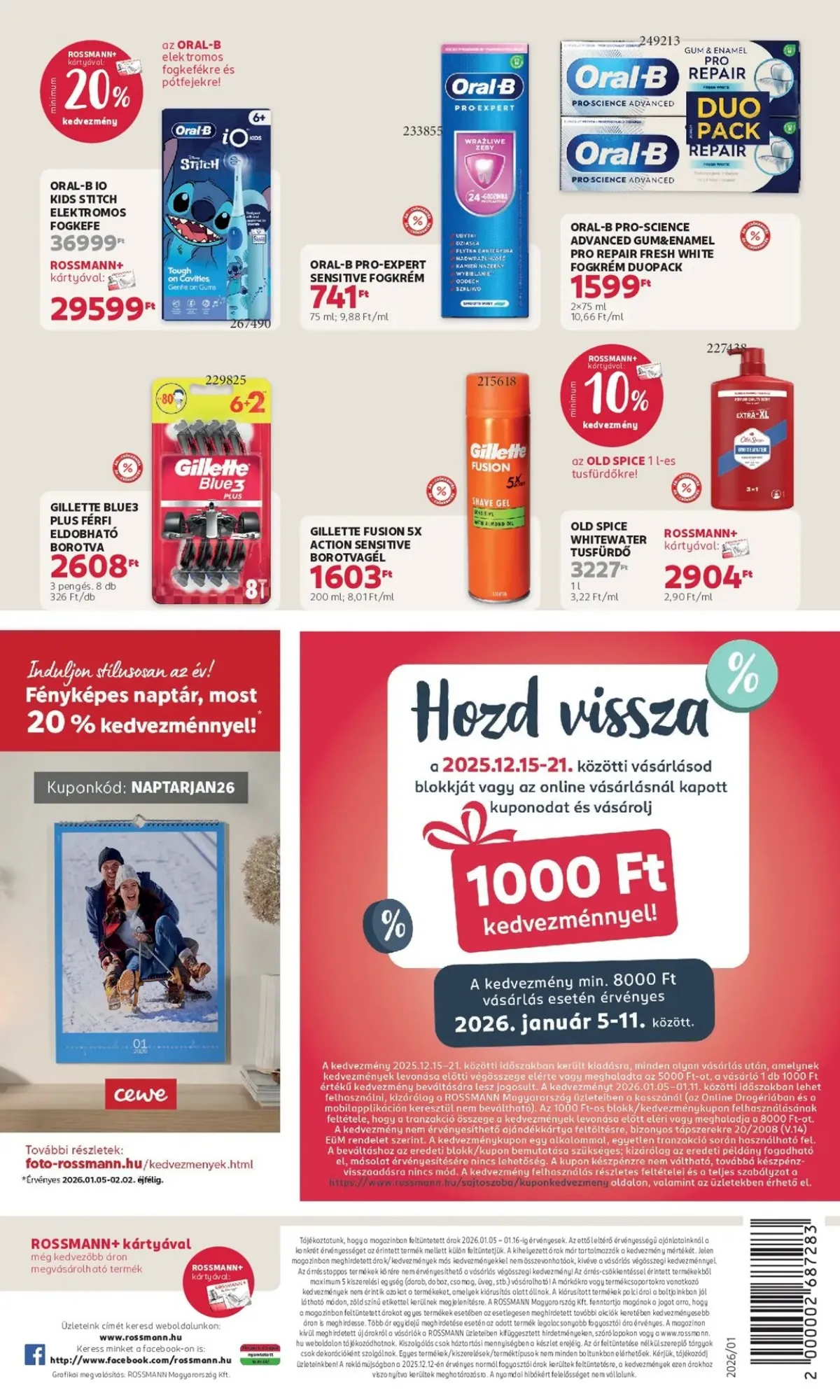 Rossmann akciós újság 01.05–01.16 – 20. oldal