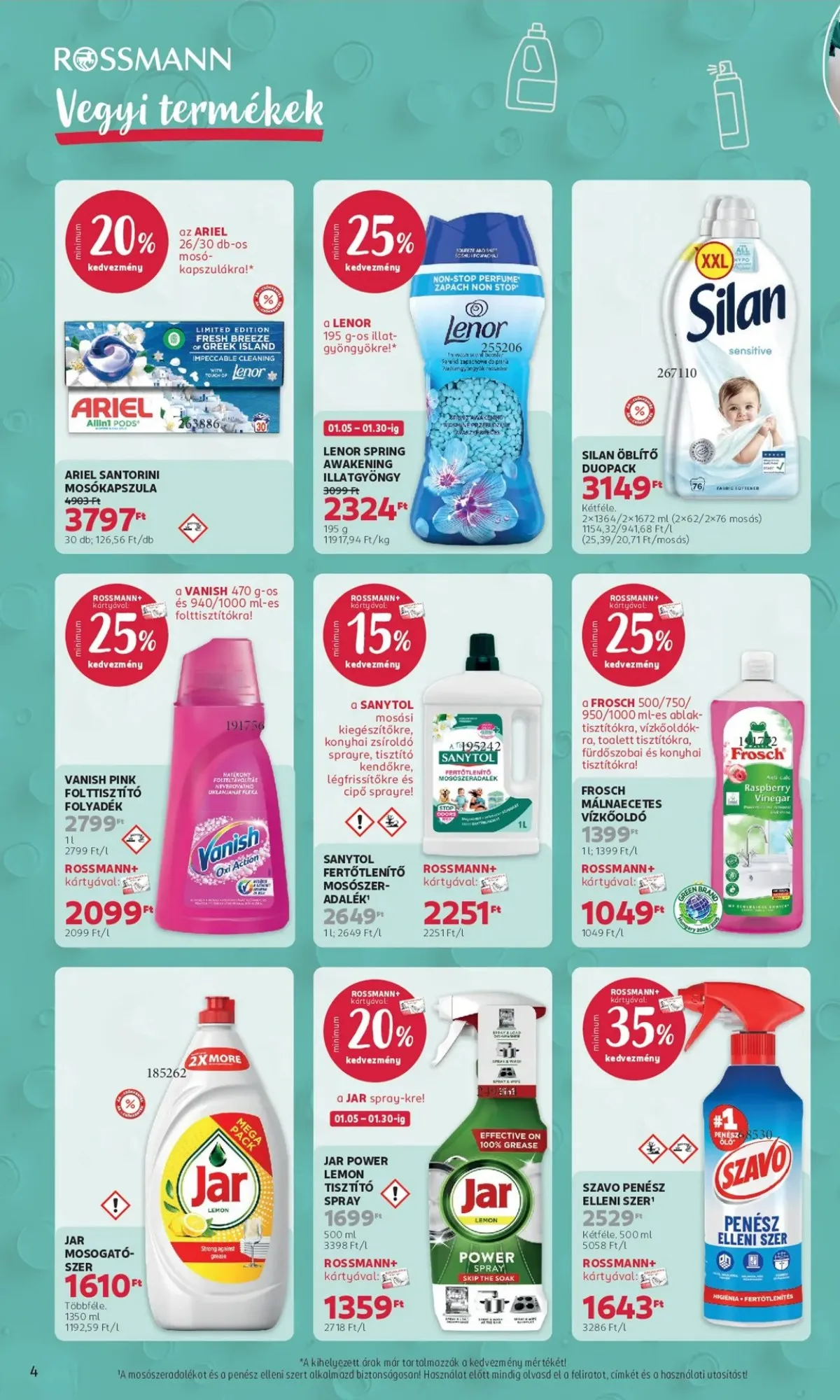 Rossmann akciós újság 01.05–01.16 – 4. oldal