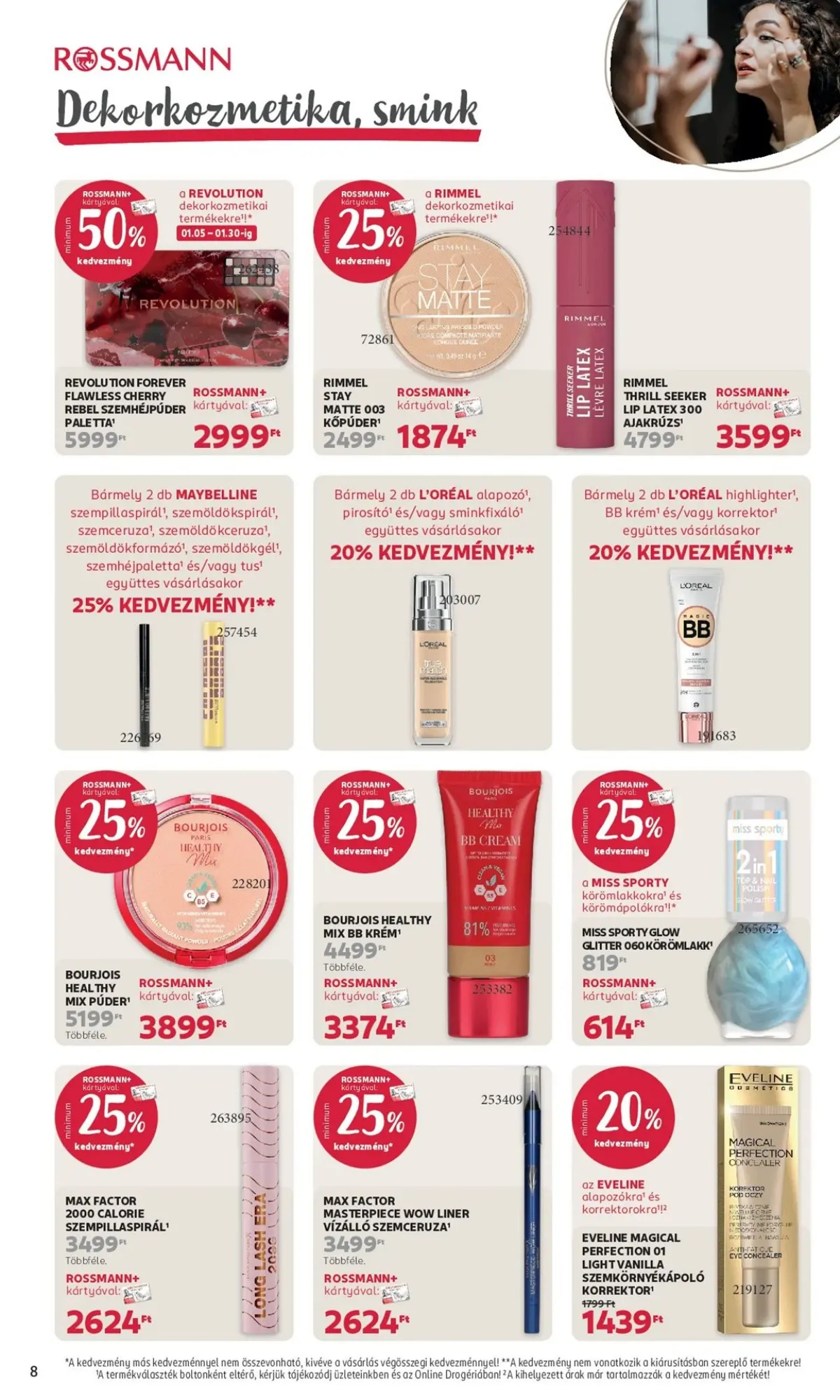 Rossmann akciós újság 01.05–01.16 – 8. oldal