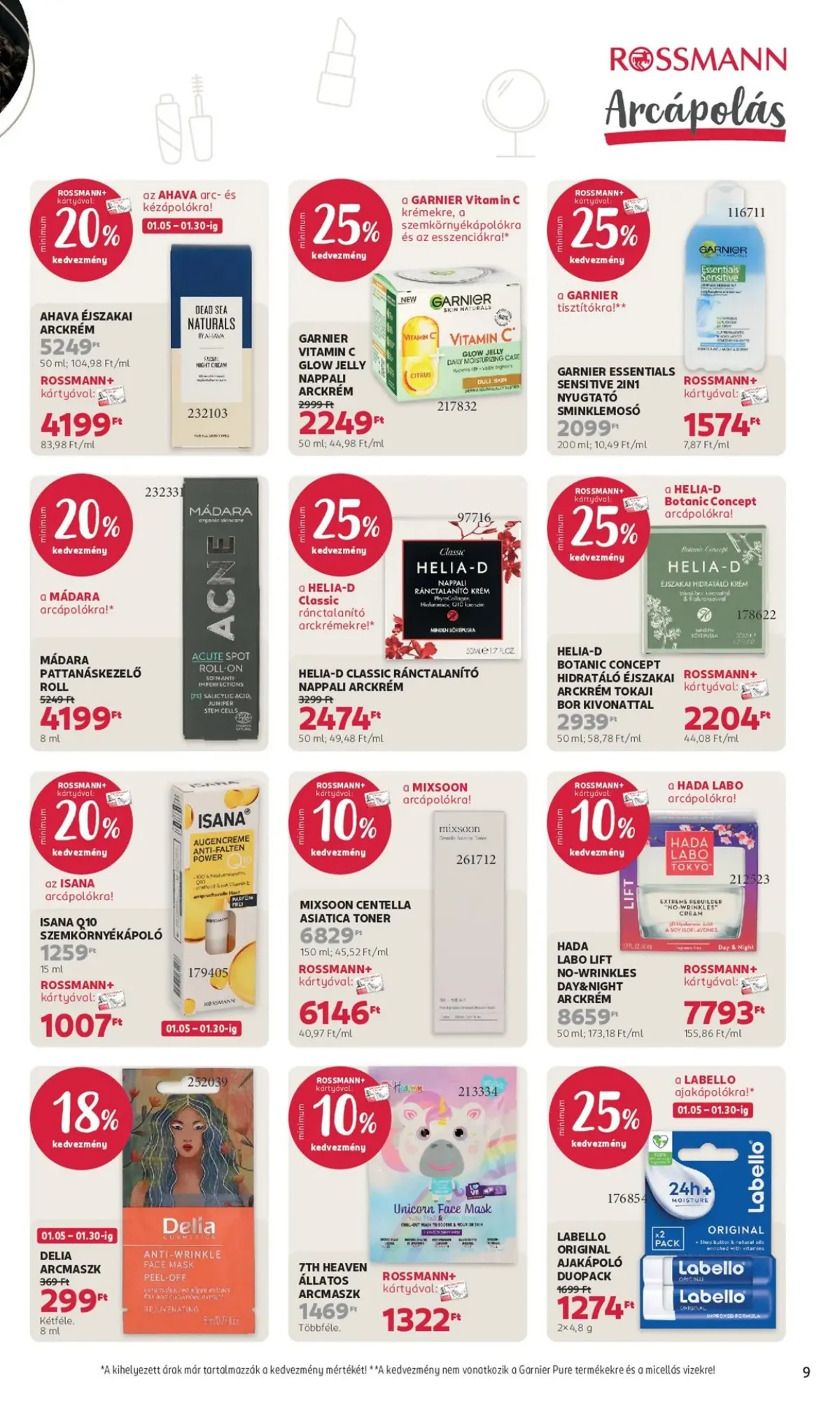 Rossmann akciós újság 01.05–01.16 – 9. oldal