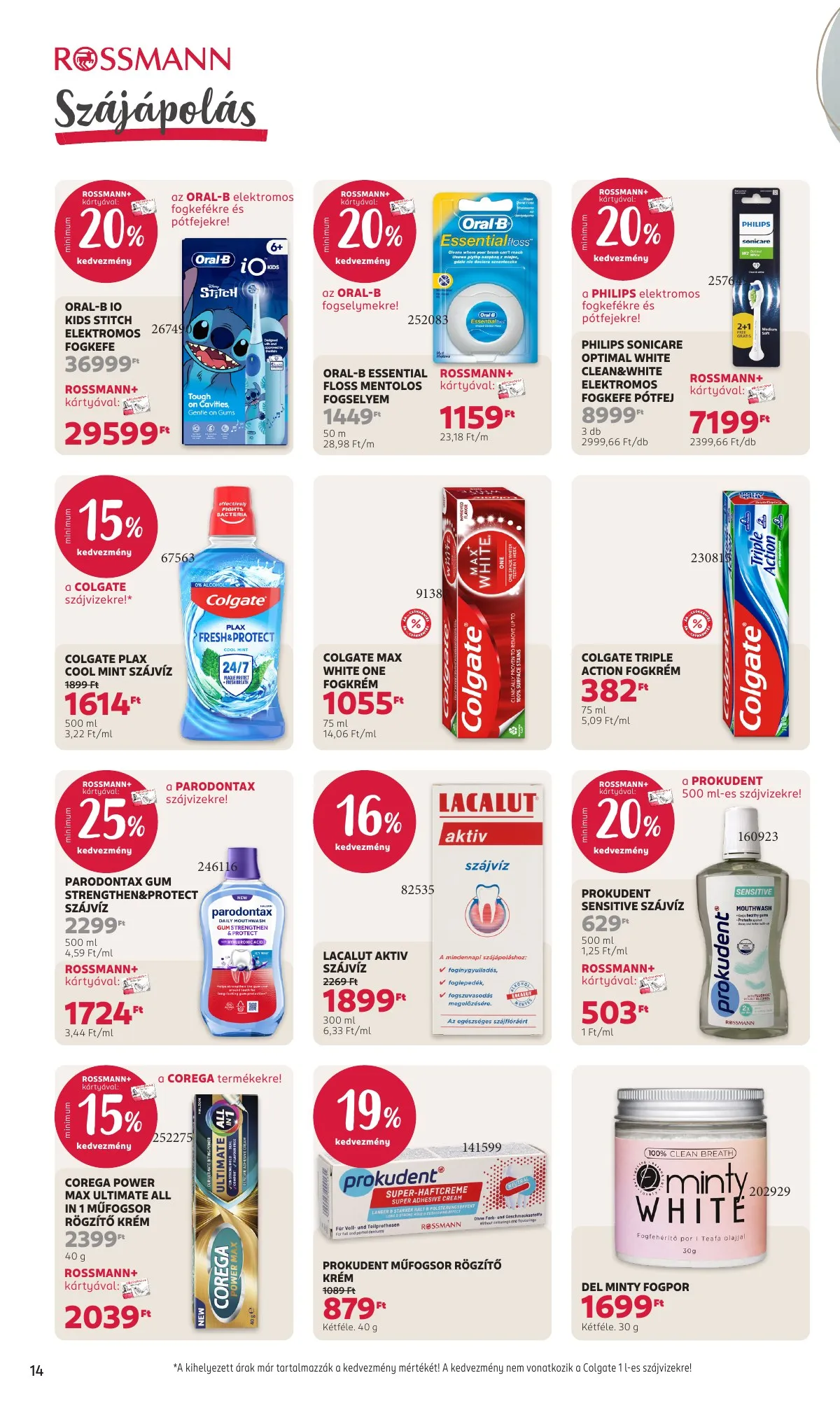 Rossmann akciós újság 01.19–01.30 – 16. oldal
