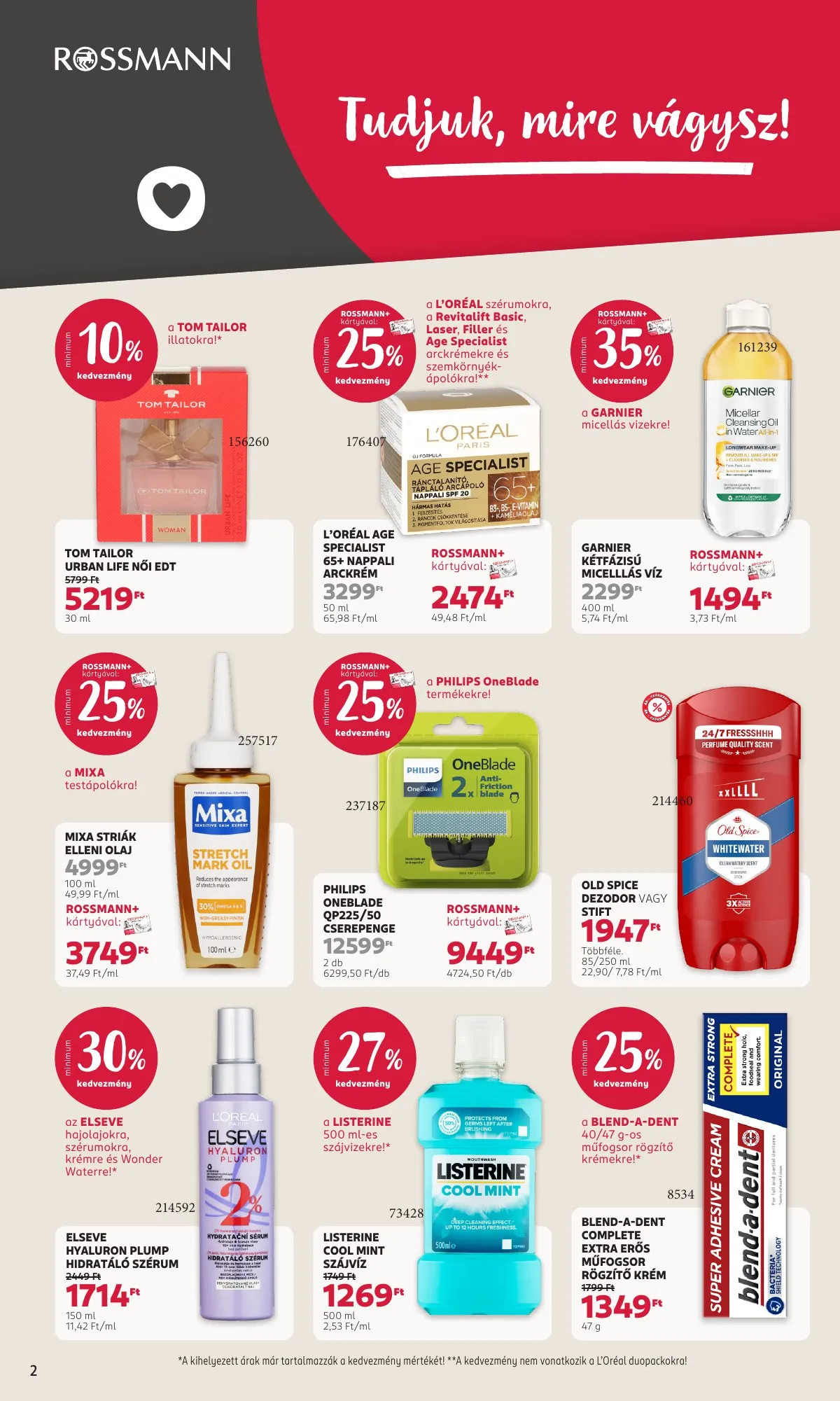 Rossmann akciós újság 01.19–01.30 – 2. oldal