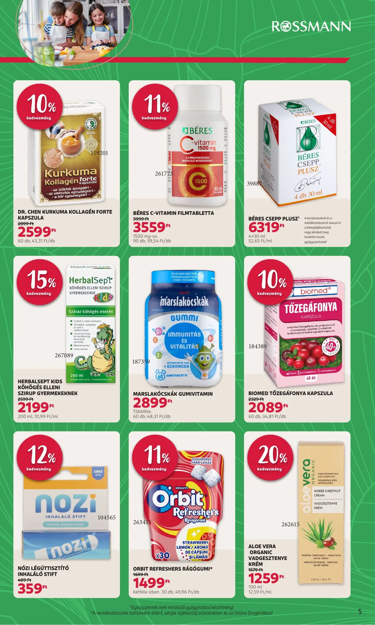 Rossmann akciós újság 01.19–01.30 – 5. oldal