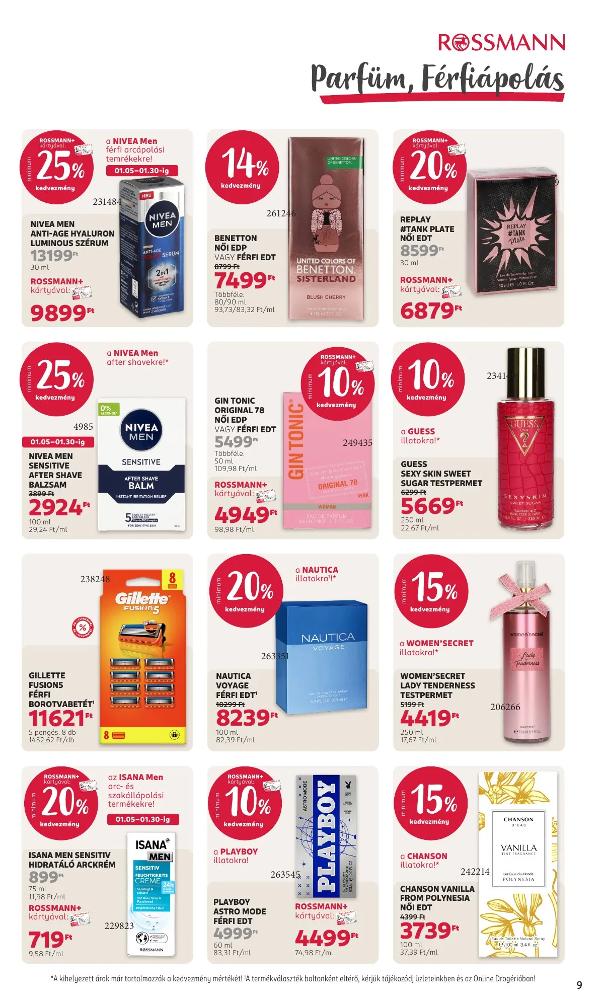 Rossmann akciós újság 01.19–01.30 – 9. oldal