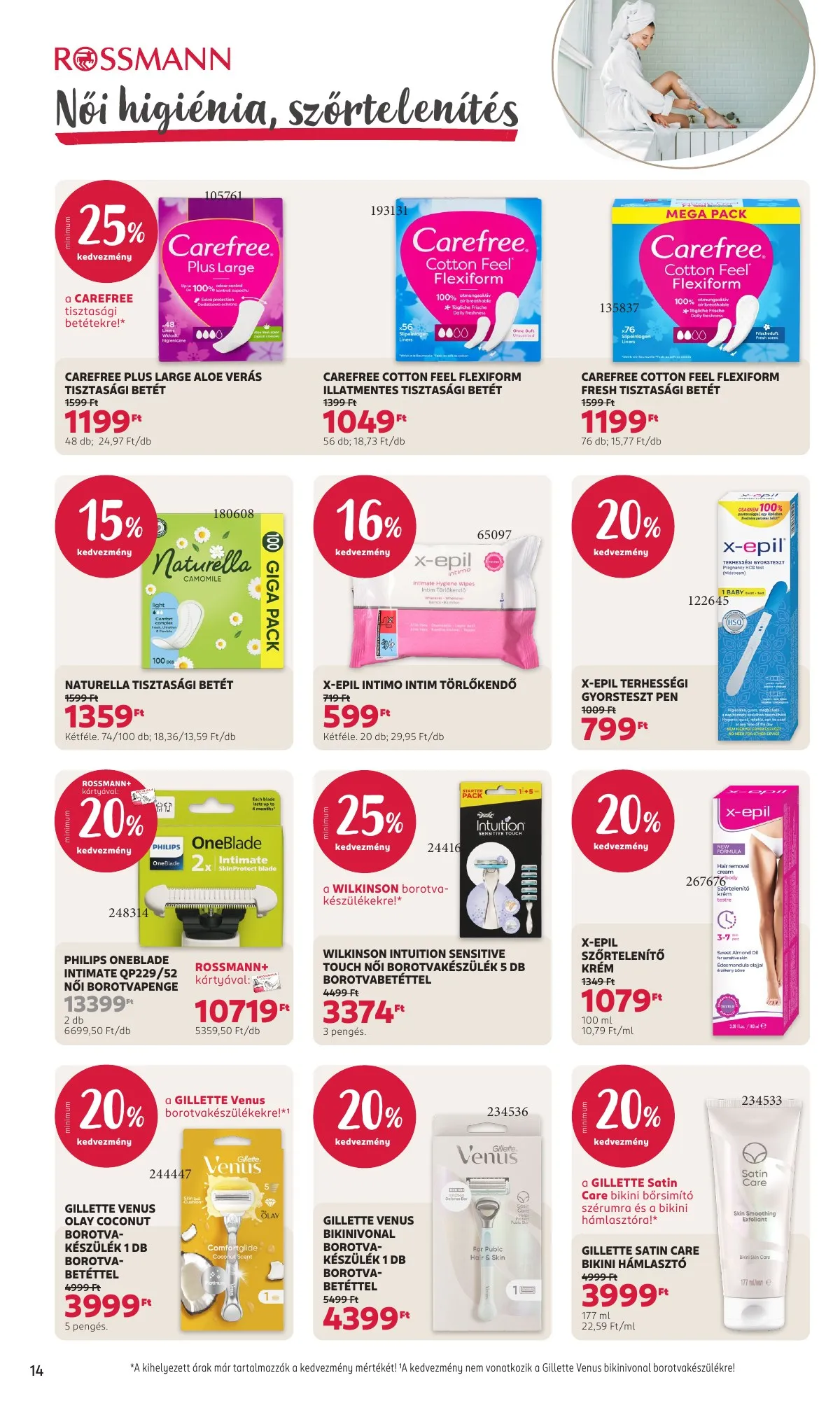 Rossmann akciós újság 02.02–02.13 – 16. oldal