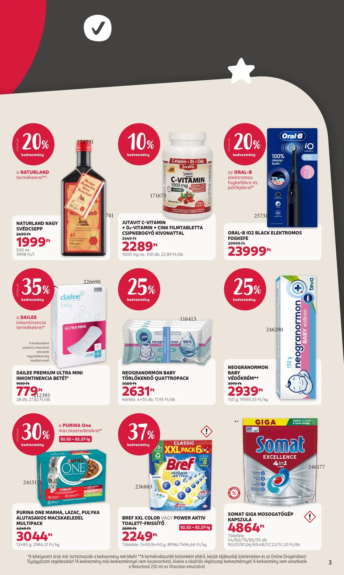 Rossmann akciós újság 02.02–02.13 – 3. oldal
