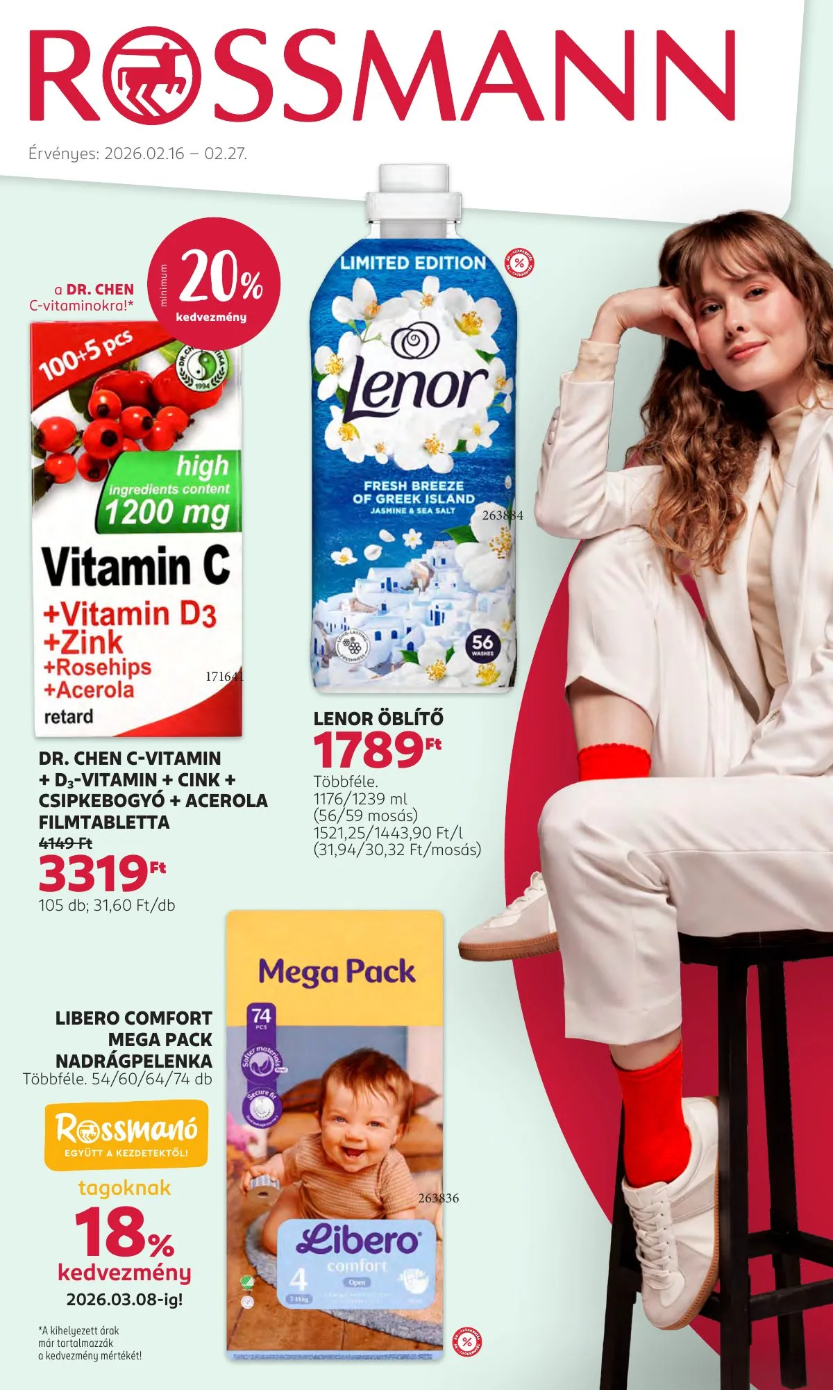 Rossmann akciós újság 02.16–02.27