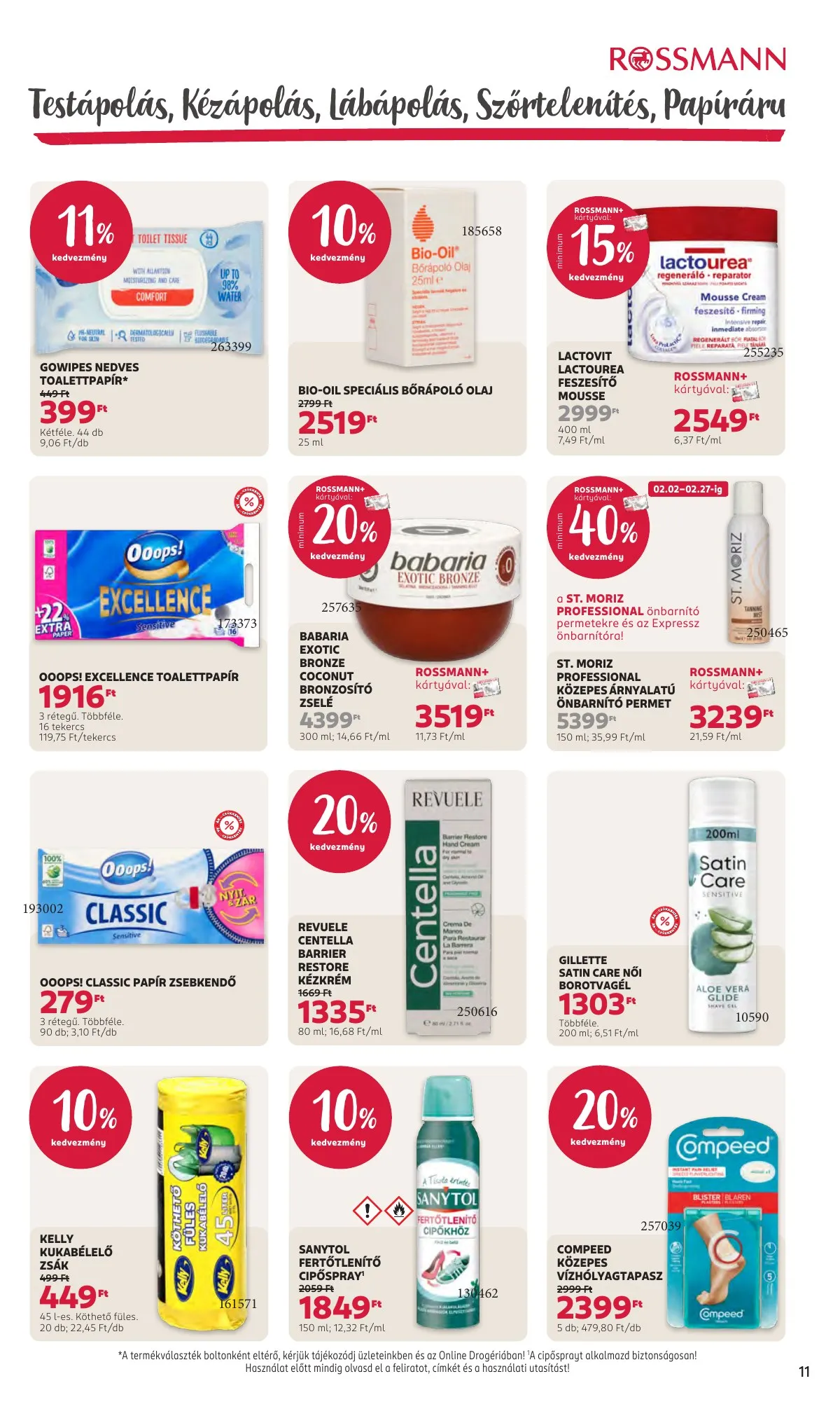 Rossmann akciós újság 02.16–02.27 – 13. oldal