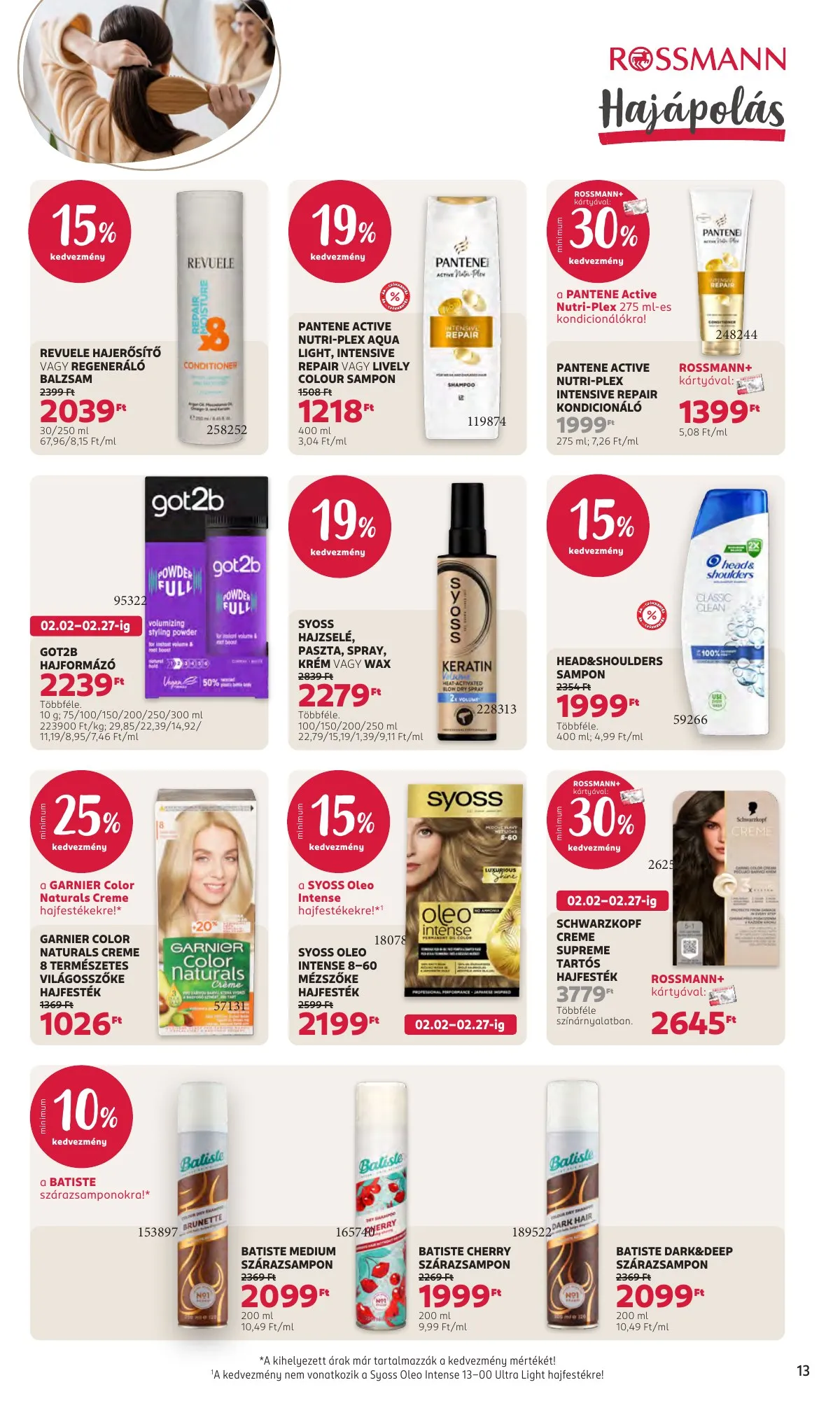 Rossmann akciós újság 02.16–02.27 – 15. oldal