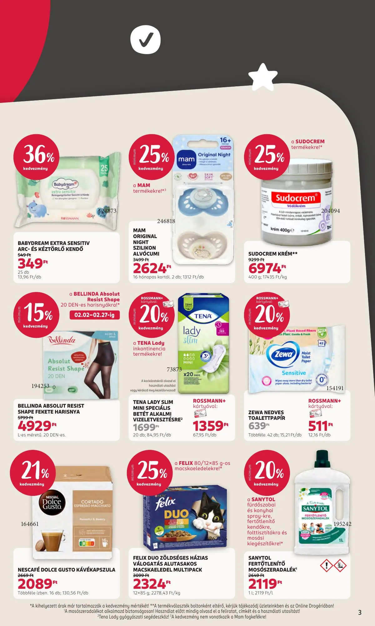 Rossmann akciós újság 02.16–02.27 – 3. oldal