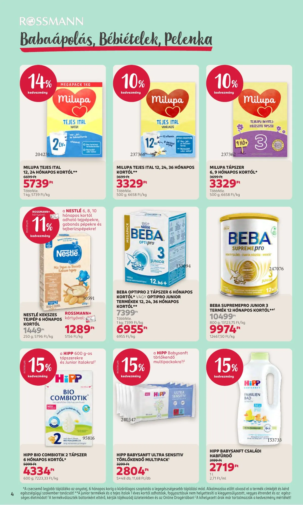 Rossmann akciós újság 02.16–02.27 – 4. oldal