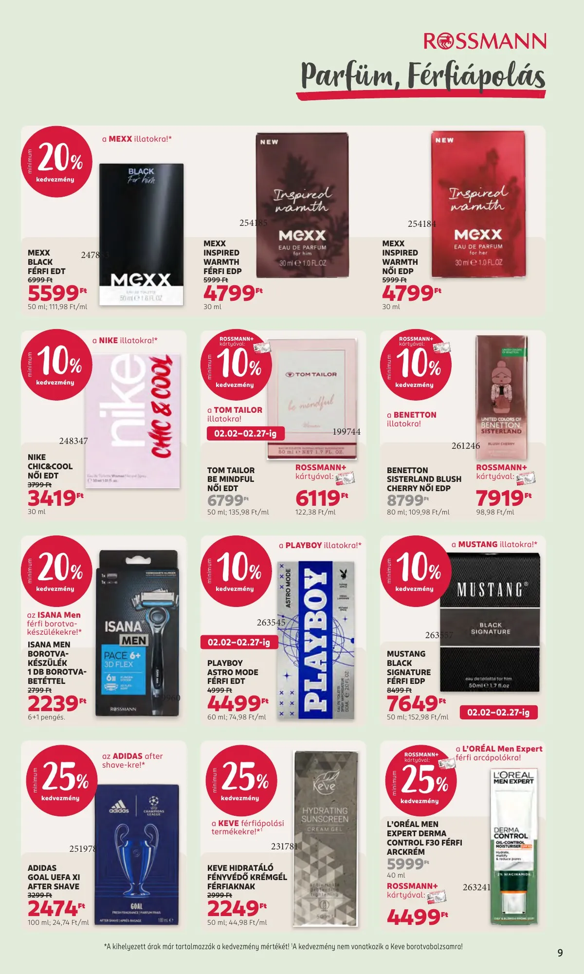 Rossmann akciós újság 02.16–02.27 – 9. oldal