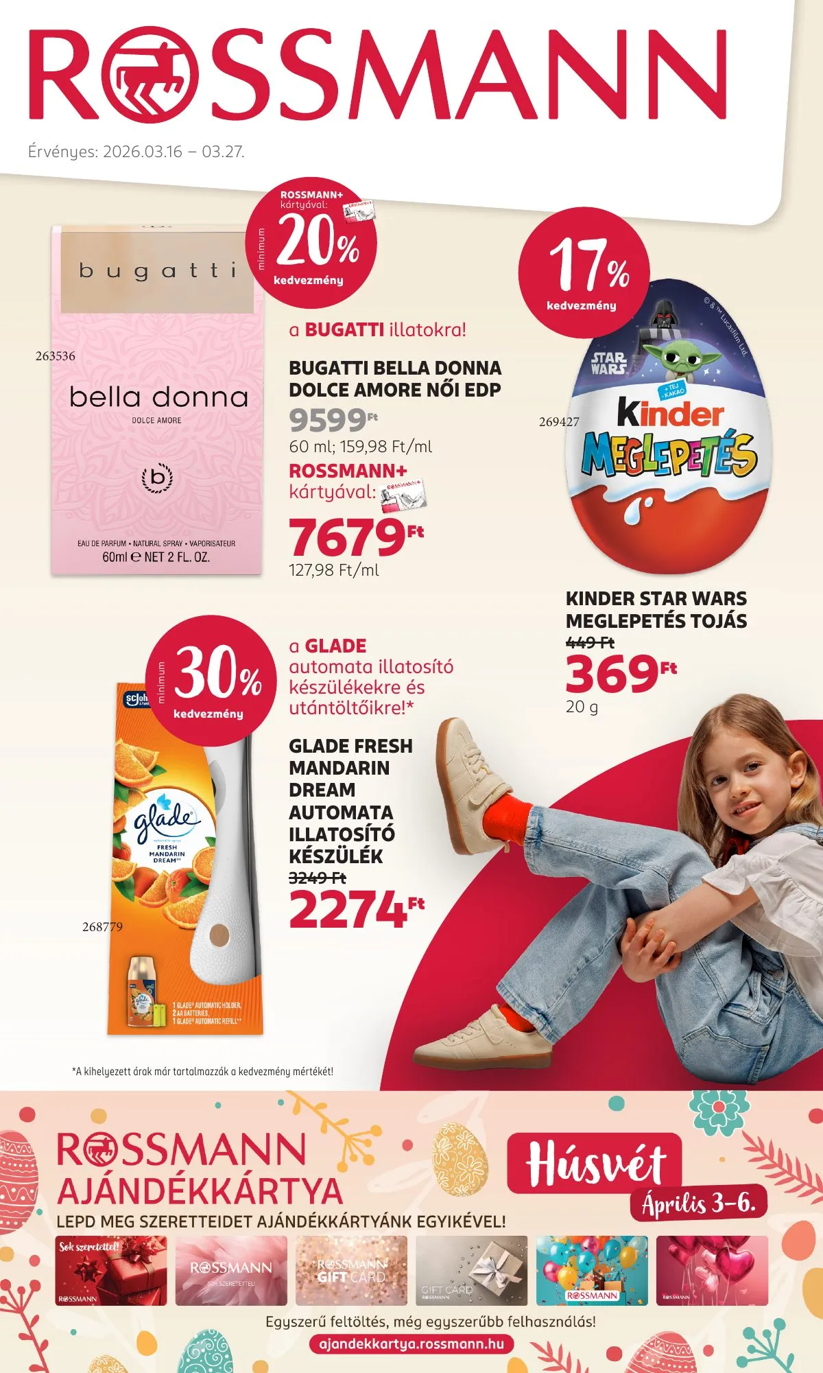 Rossmann akciós újság 03.16–03.27