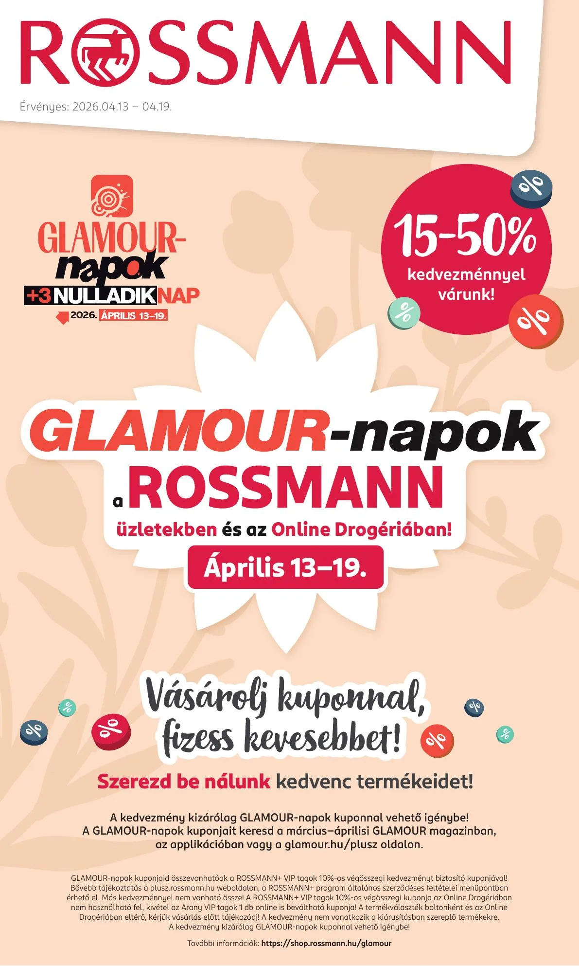 Rossmann akciós újság 04.13–04.19