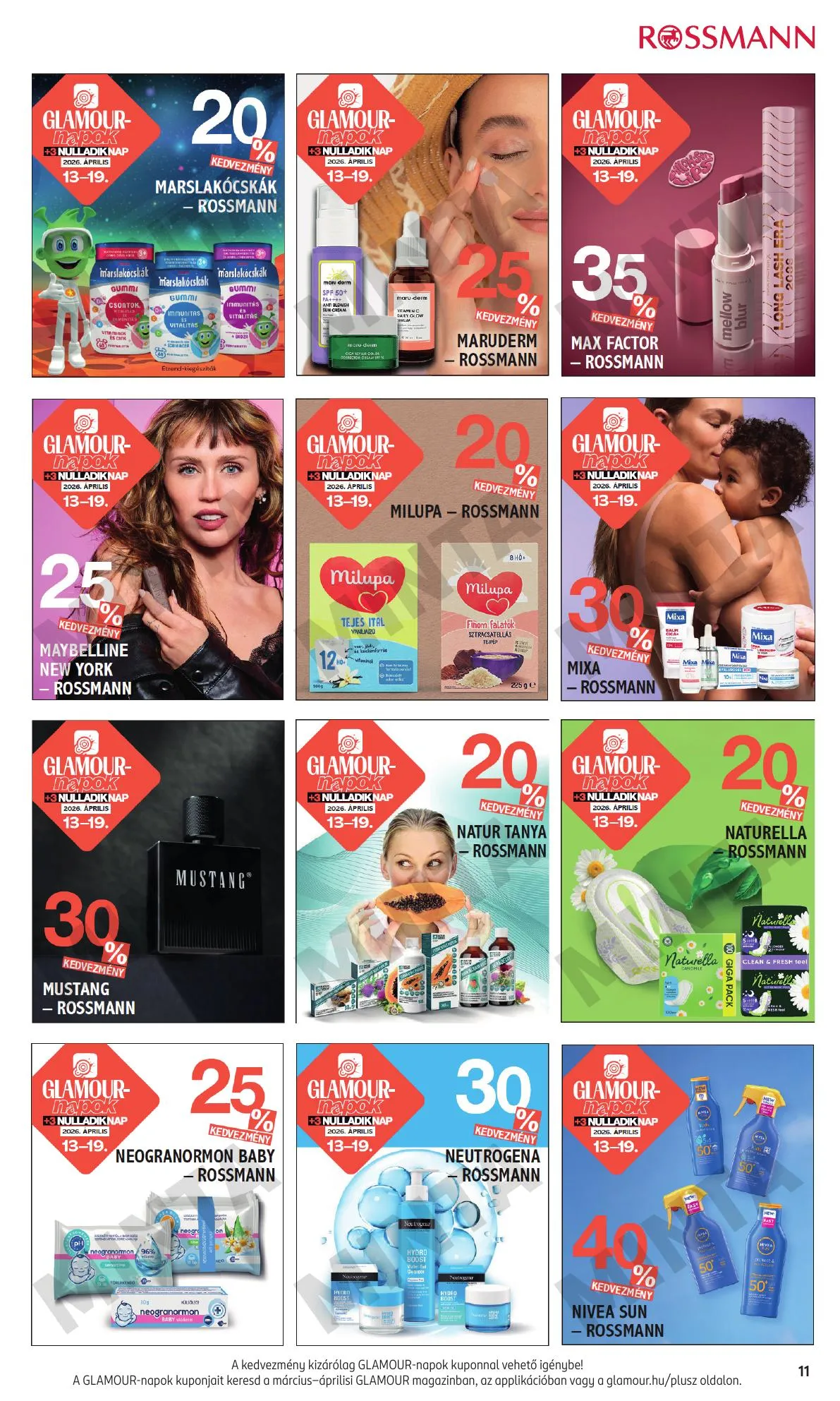 Rossmann akciós újság 04.13–04.19 – 11. oldal