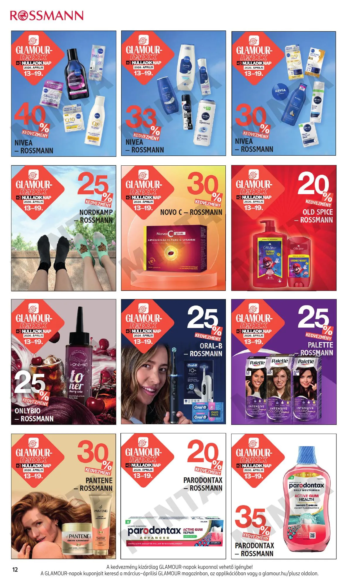 Rossmann akciós újság 04.13–04.19 – 12. oldal