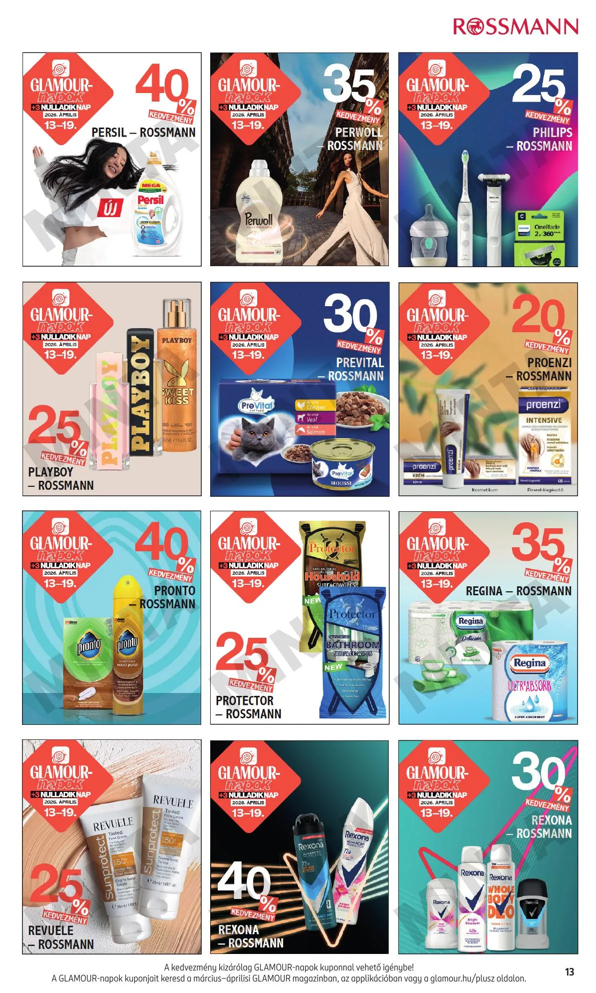 Rossmann akciós újság 04.13–04.19 – 13. oldal