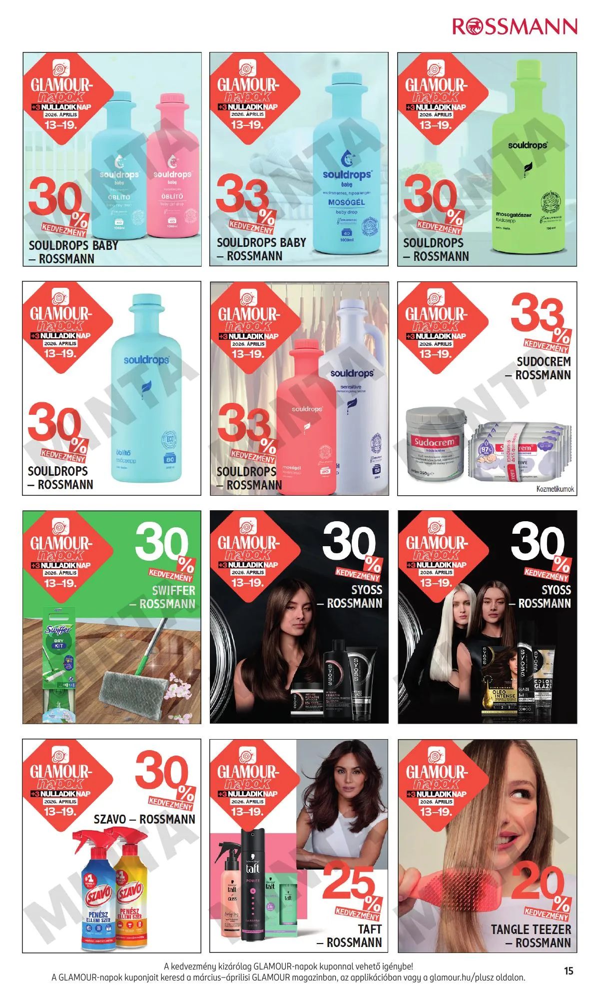 Rossmann akciós újság 04.13–04.19 – 15. oldal