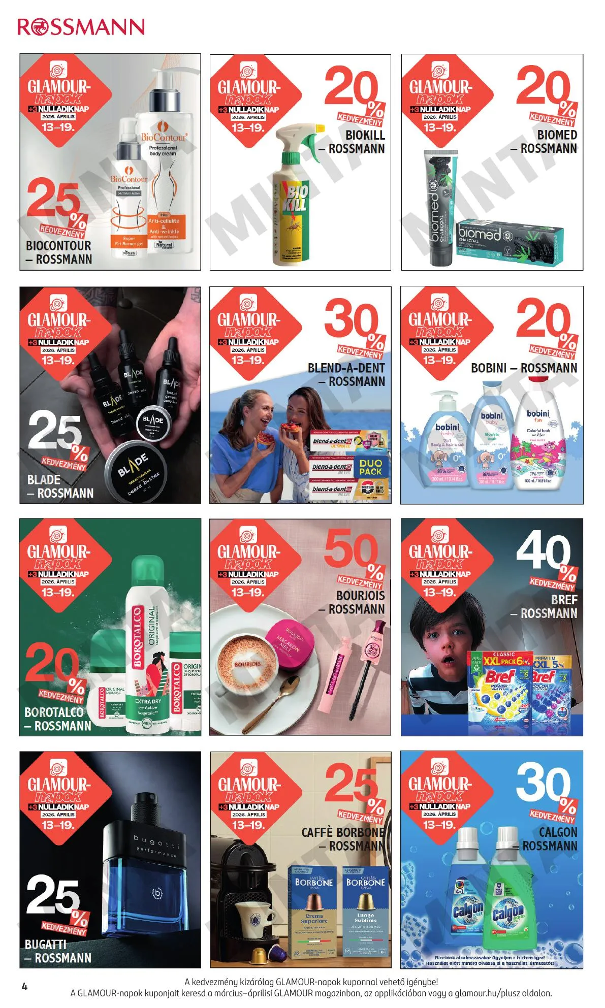 Rossmann akciós újság 04.13–04.19 – 4. oldal