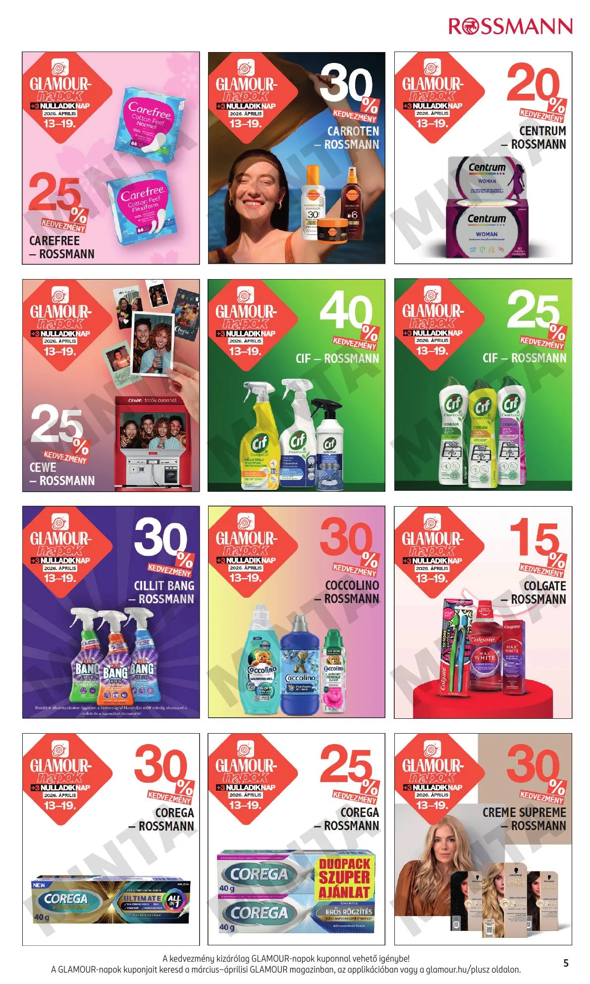 Rossmann akciós újság 04.13–04.19 – 5. oldal