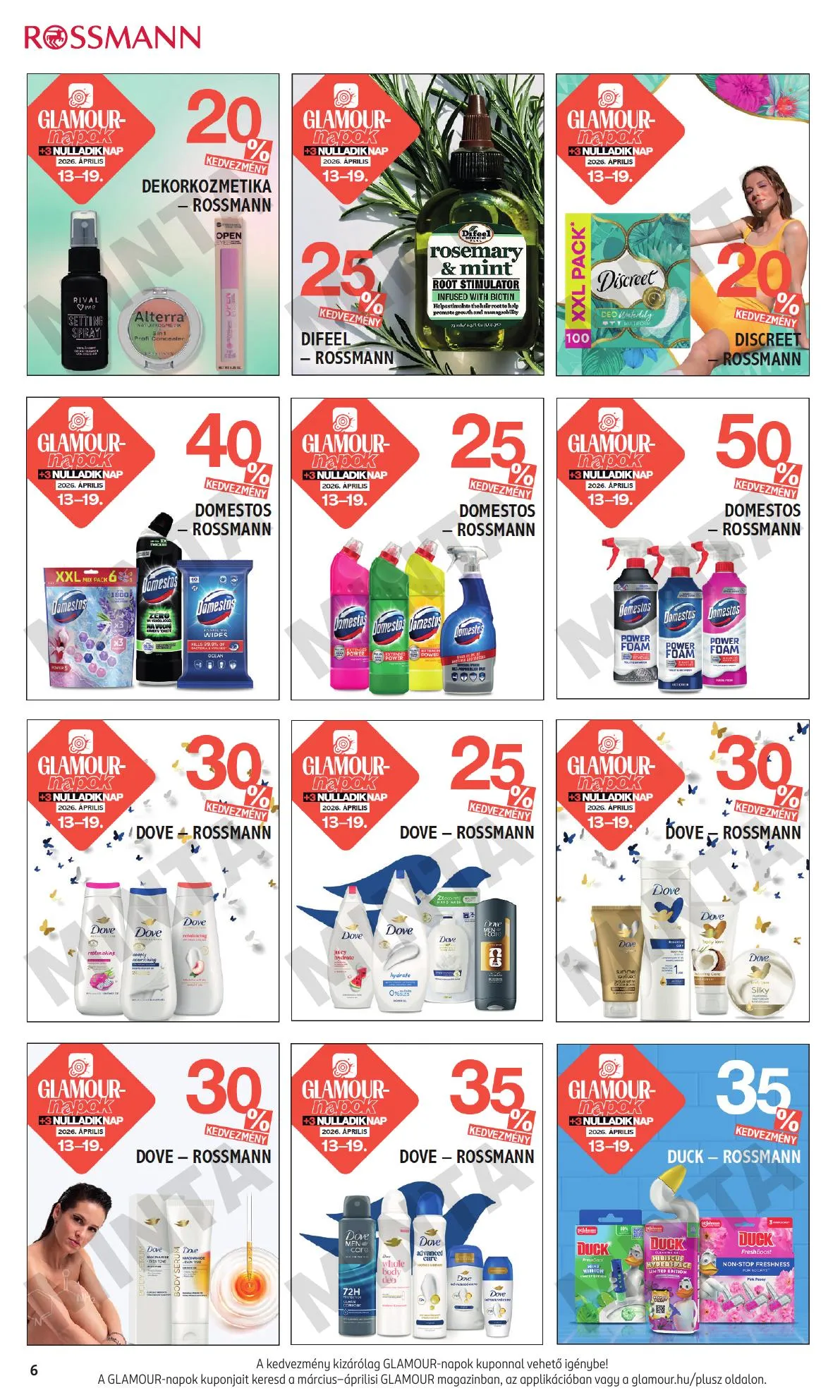Rossmann akciós újság 04.13–04.19 – 6. oldal