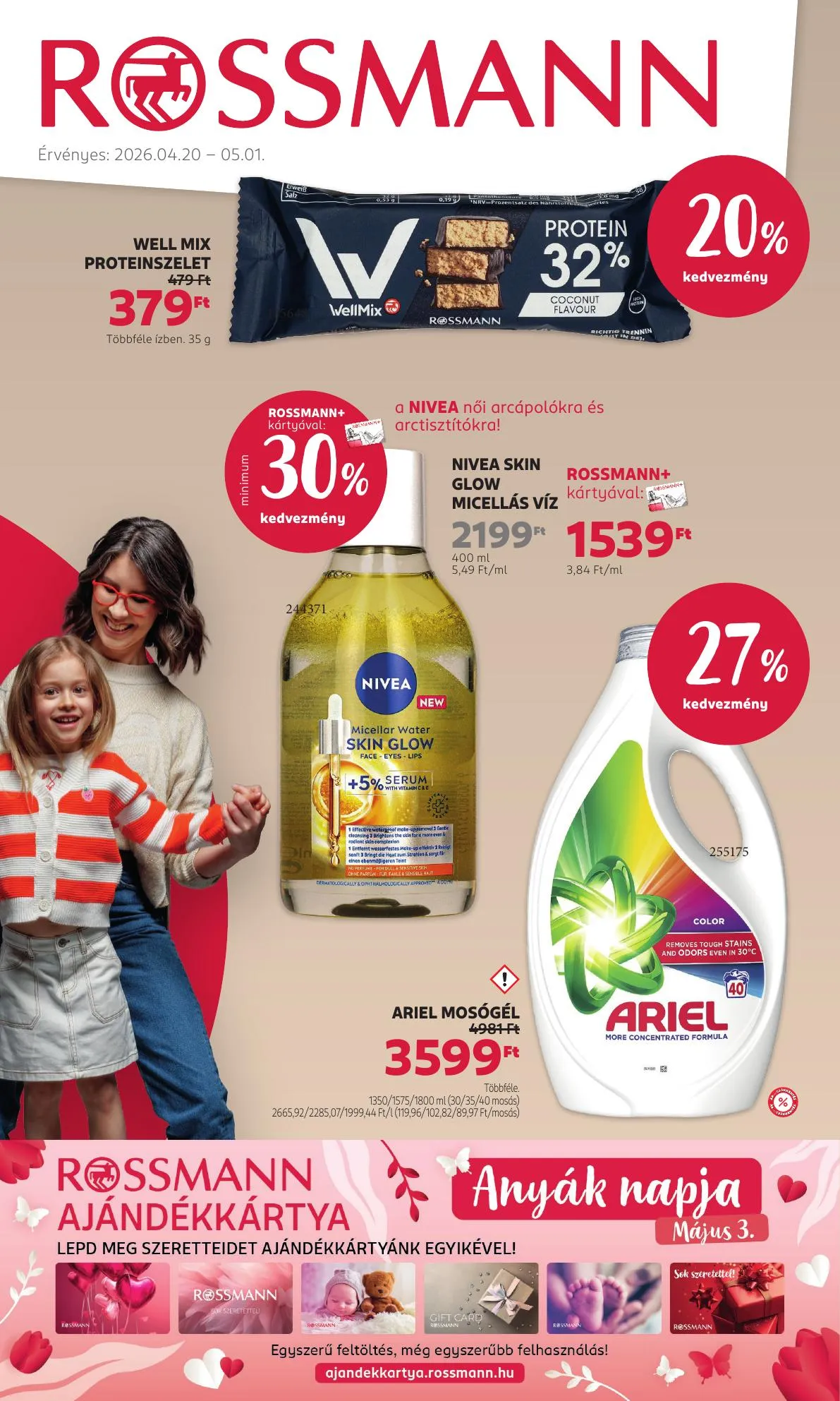 Rossmann akciós újság 04.20–05.01