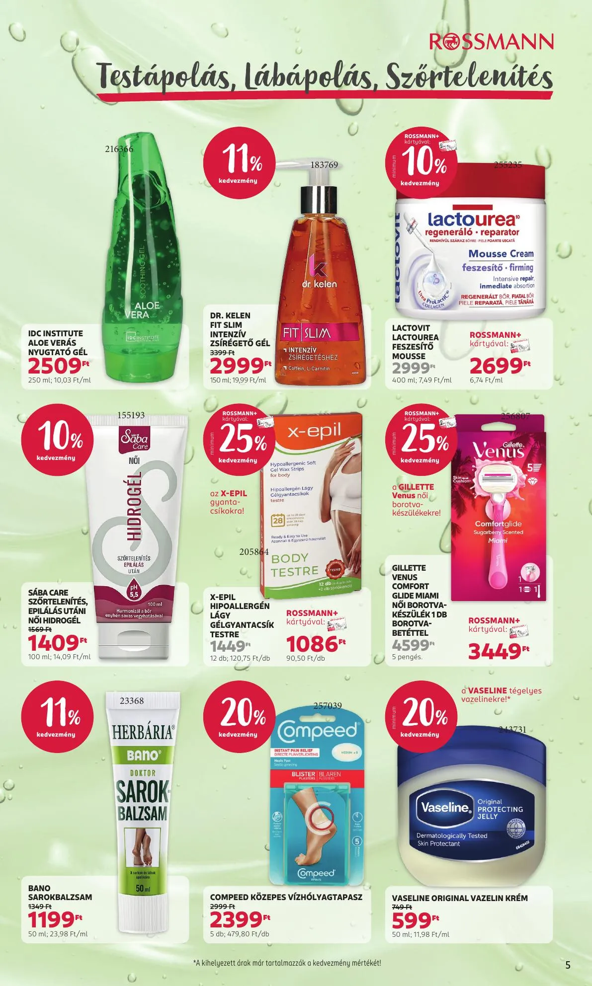 Rossmann akciós újság 04.20–05.01 – 5. oldal