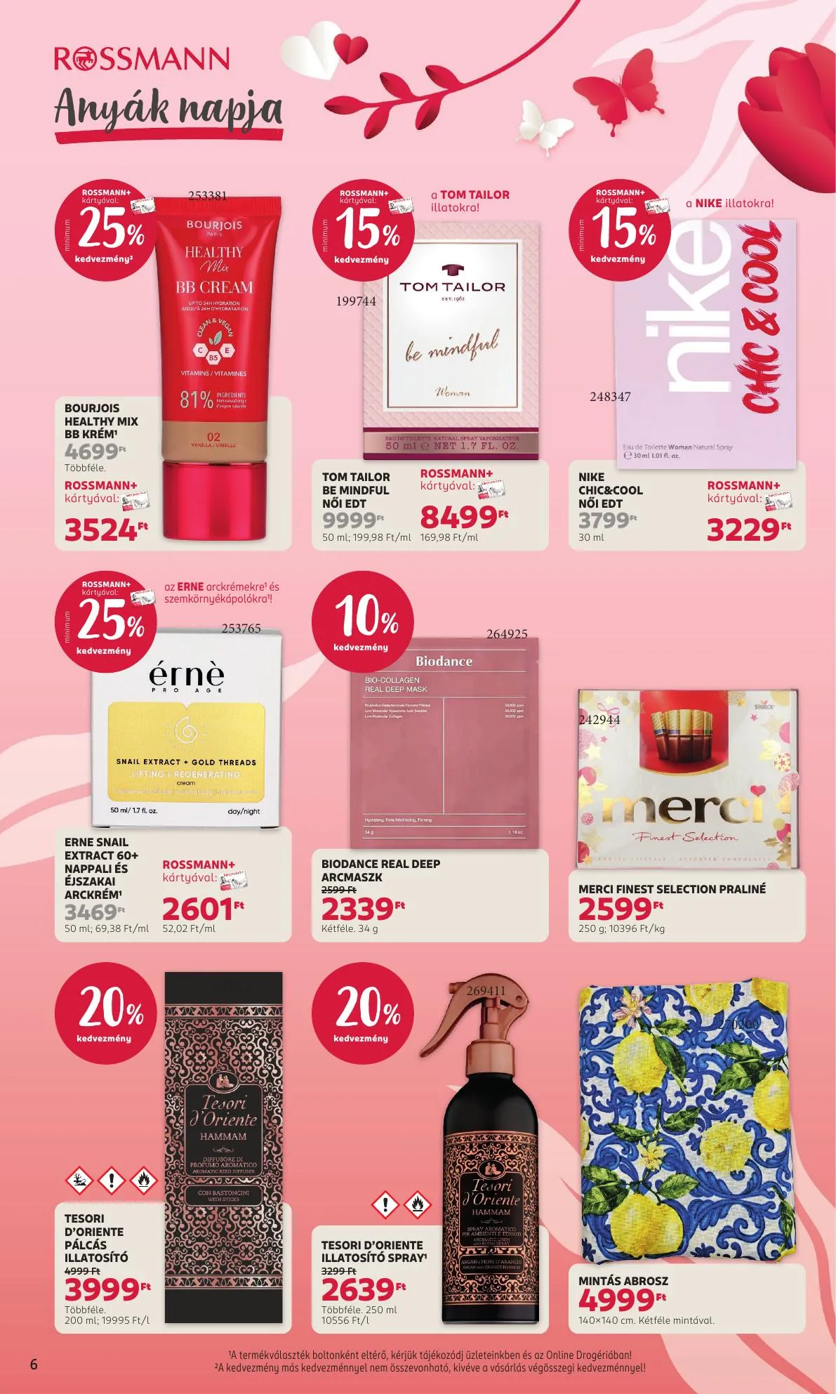 Rossmann akciós újság 04.20–05.01 – 6. oldal
