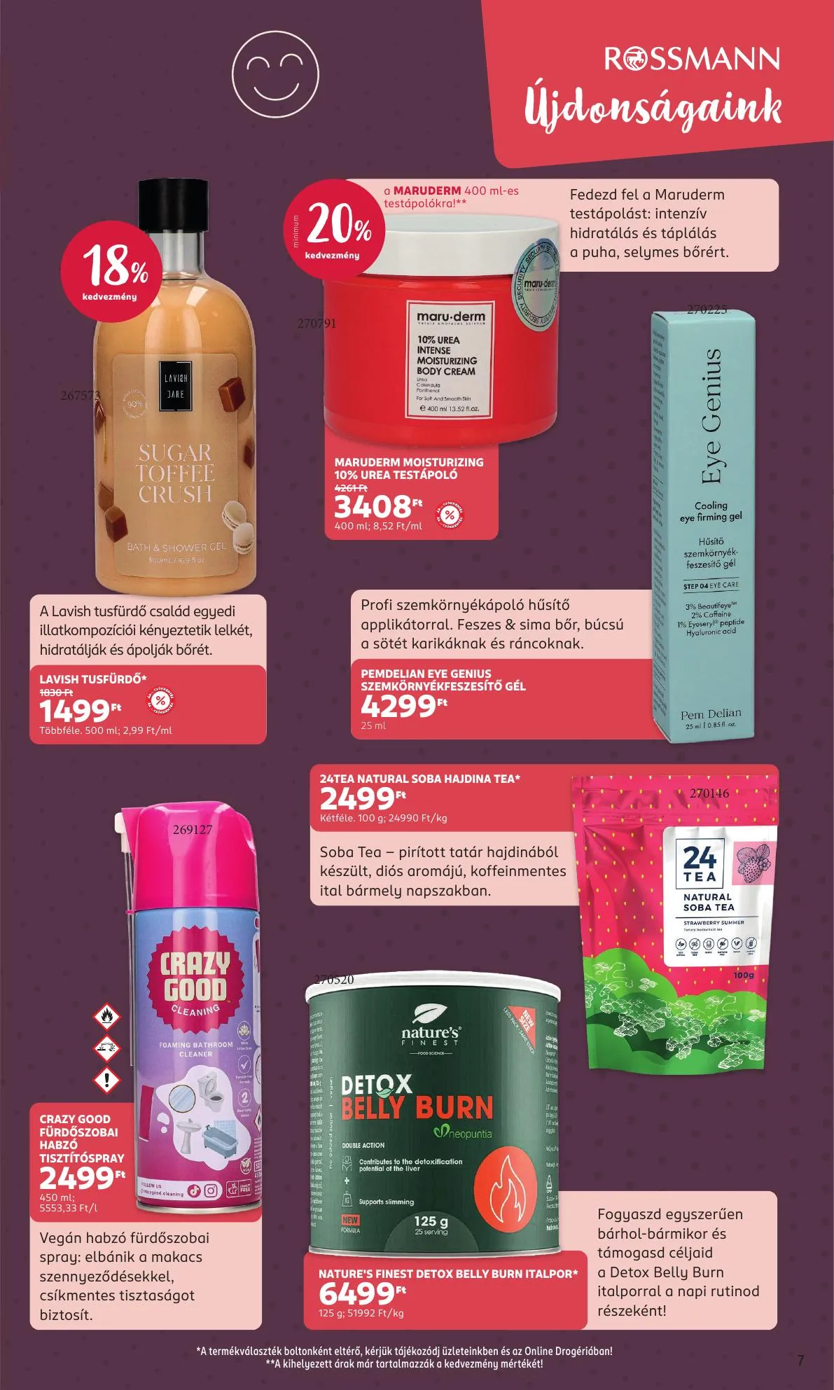 Rossmann akciós újság 04.20–05.01 – 7. oldal