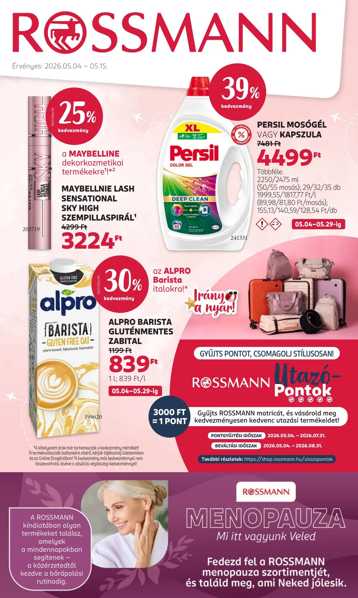 Rossmann akciós újság 05.04–05.15