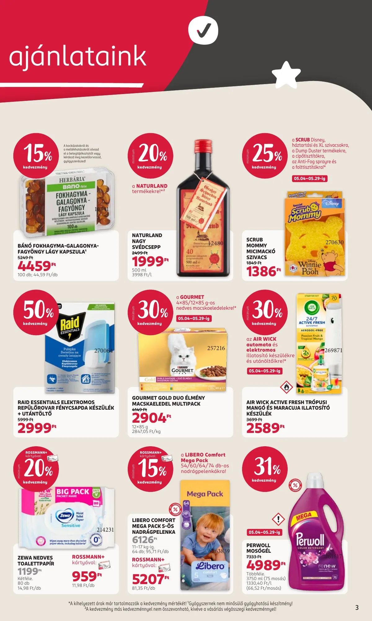 Rossmann akciós újság 05.04–05.15 – 3. oldal