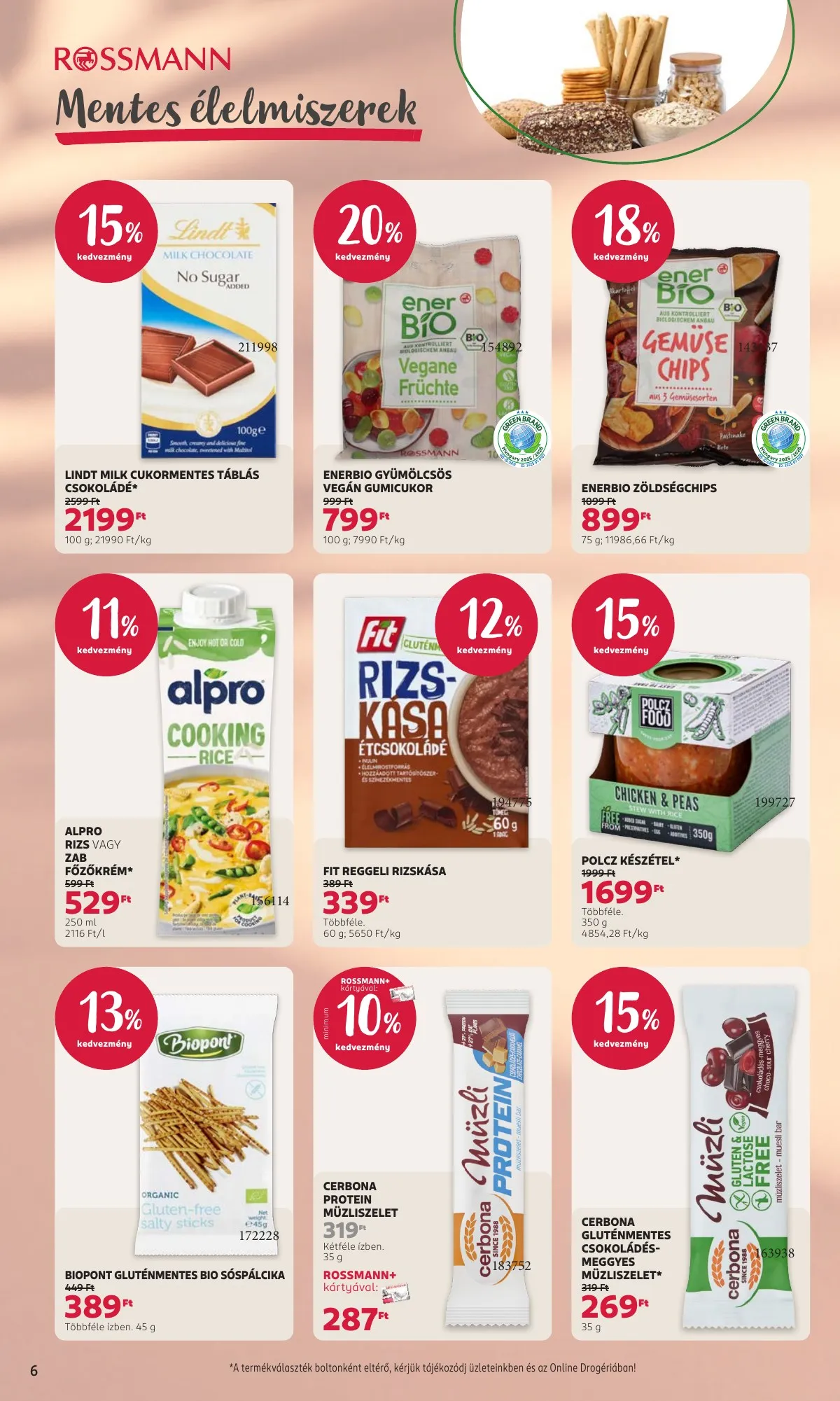 Rossmann akciós újság 05.04–05.15 – 6. oldal