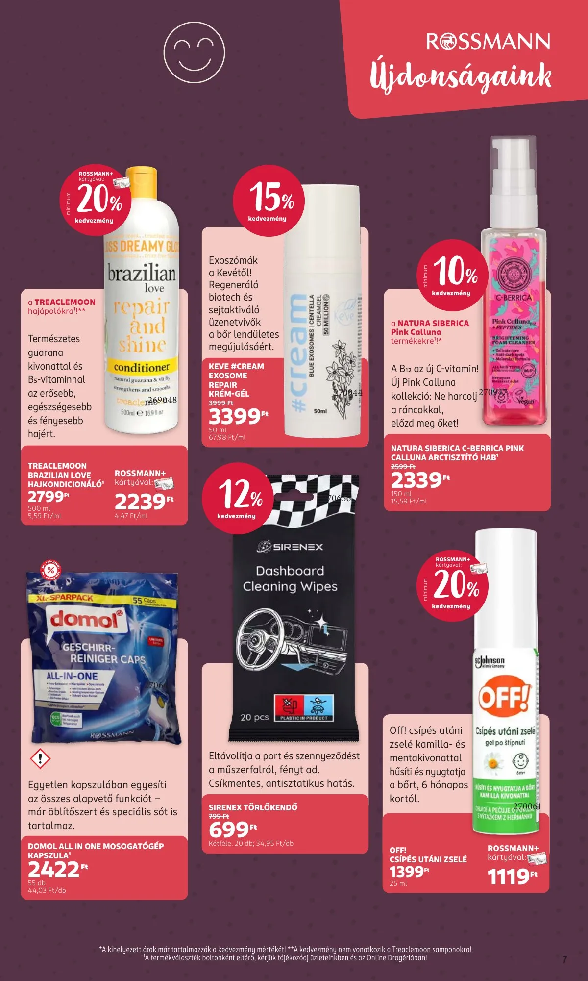 Rossmann akciós újság 05.04–05.15 – 7. oldal
