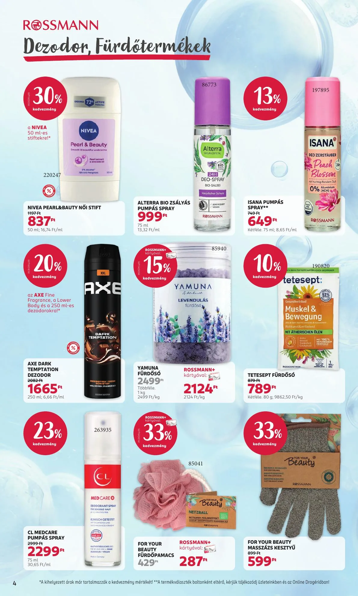 Rossmann akciós újság 05.18–05.29 – 4. oldal