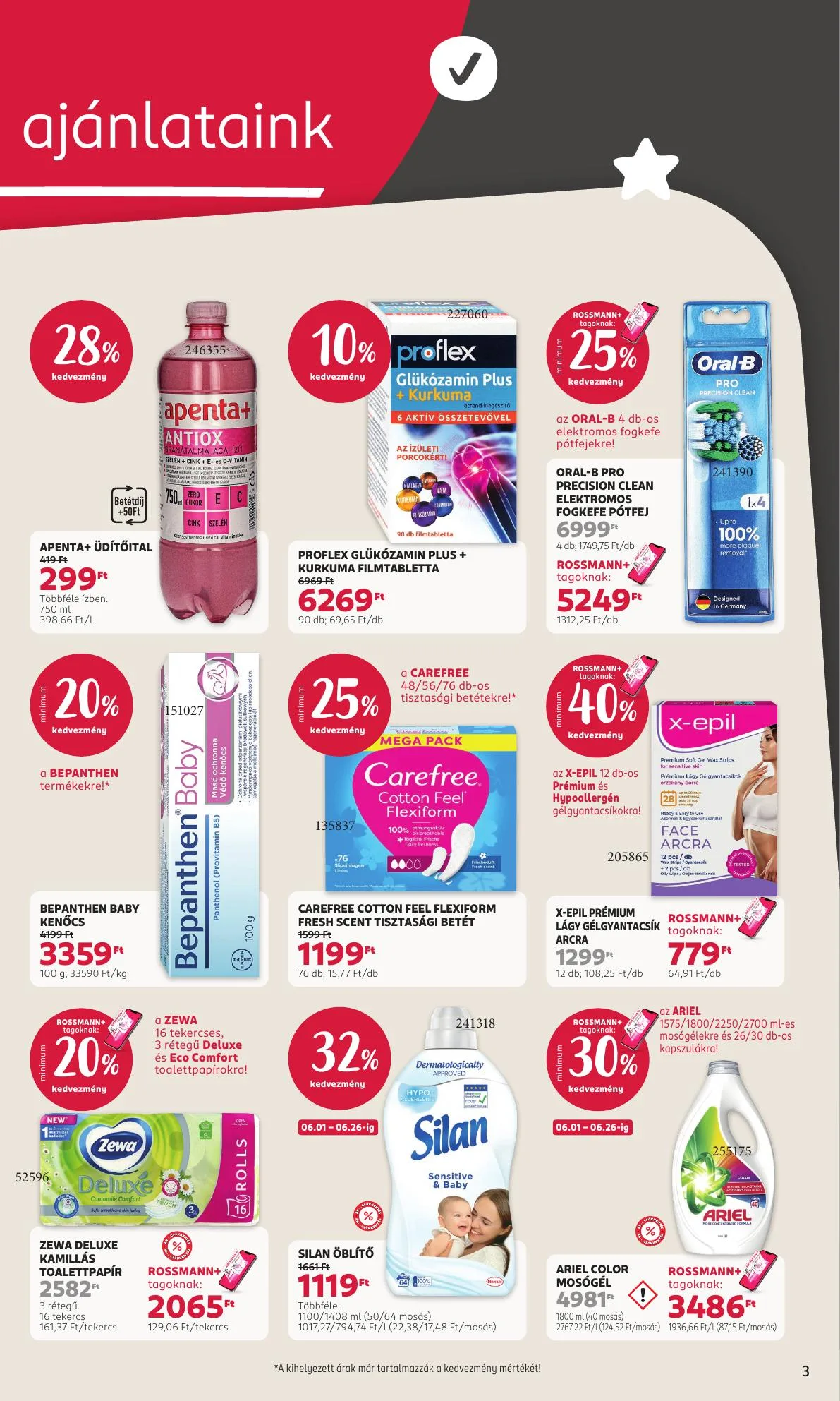 Rossmann akciós újság 06.15–06.26 – 3. oldal