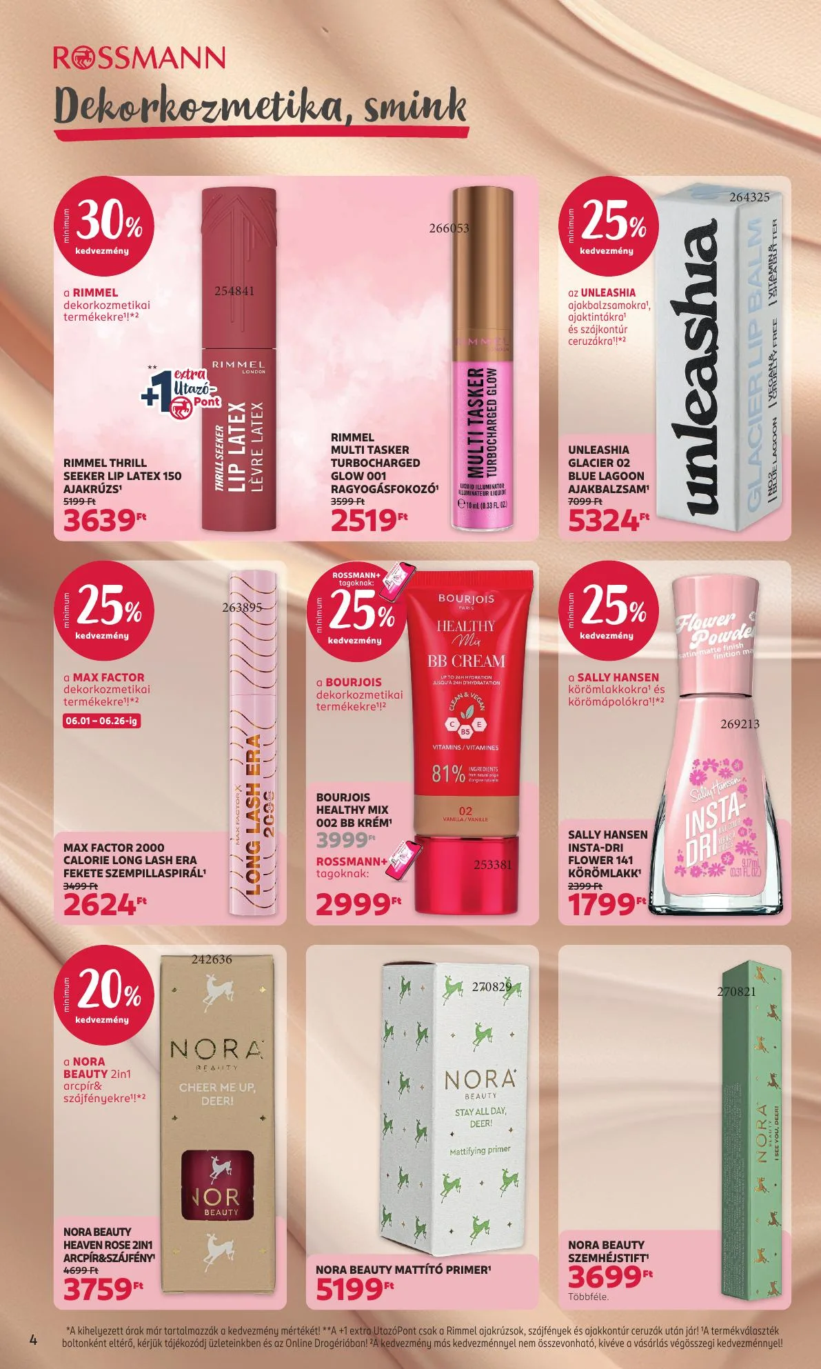Rossmann akciós újság 06.15–06.26 – 4. oldal