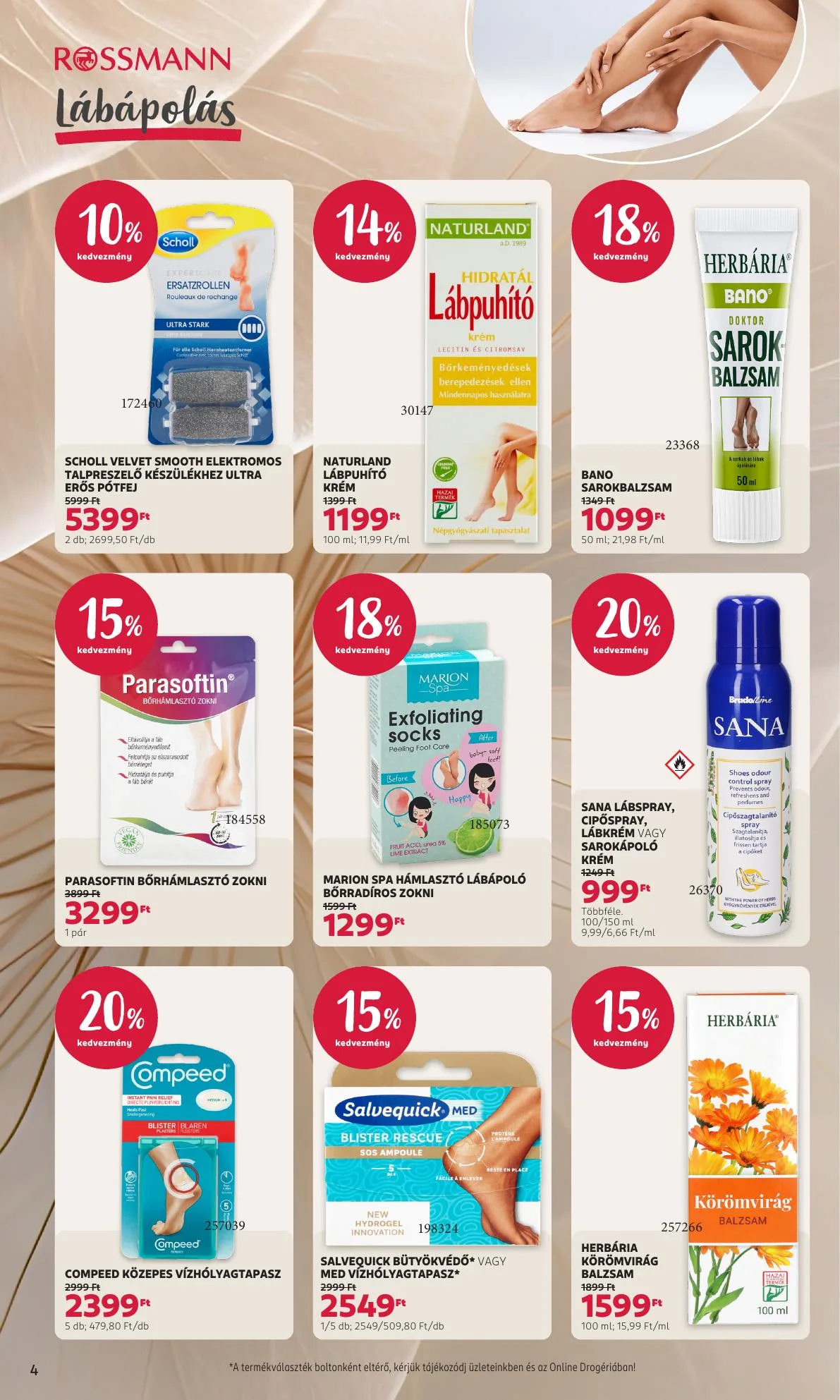 Rossmann akciós újság 06.29–07.03 – 4. oldal