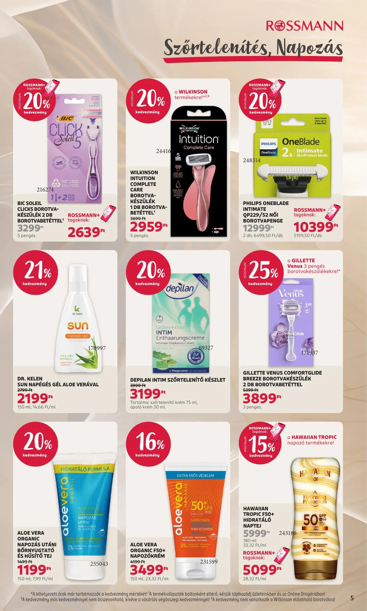 Rossmann akciós újság 06.29–07.03 – 5. oldal